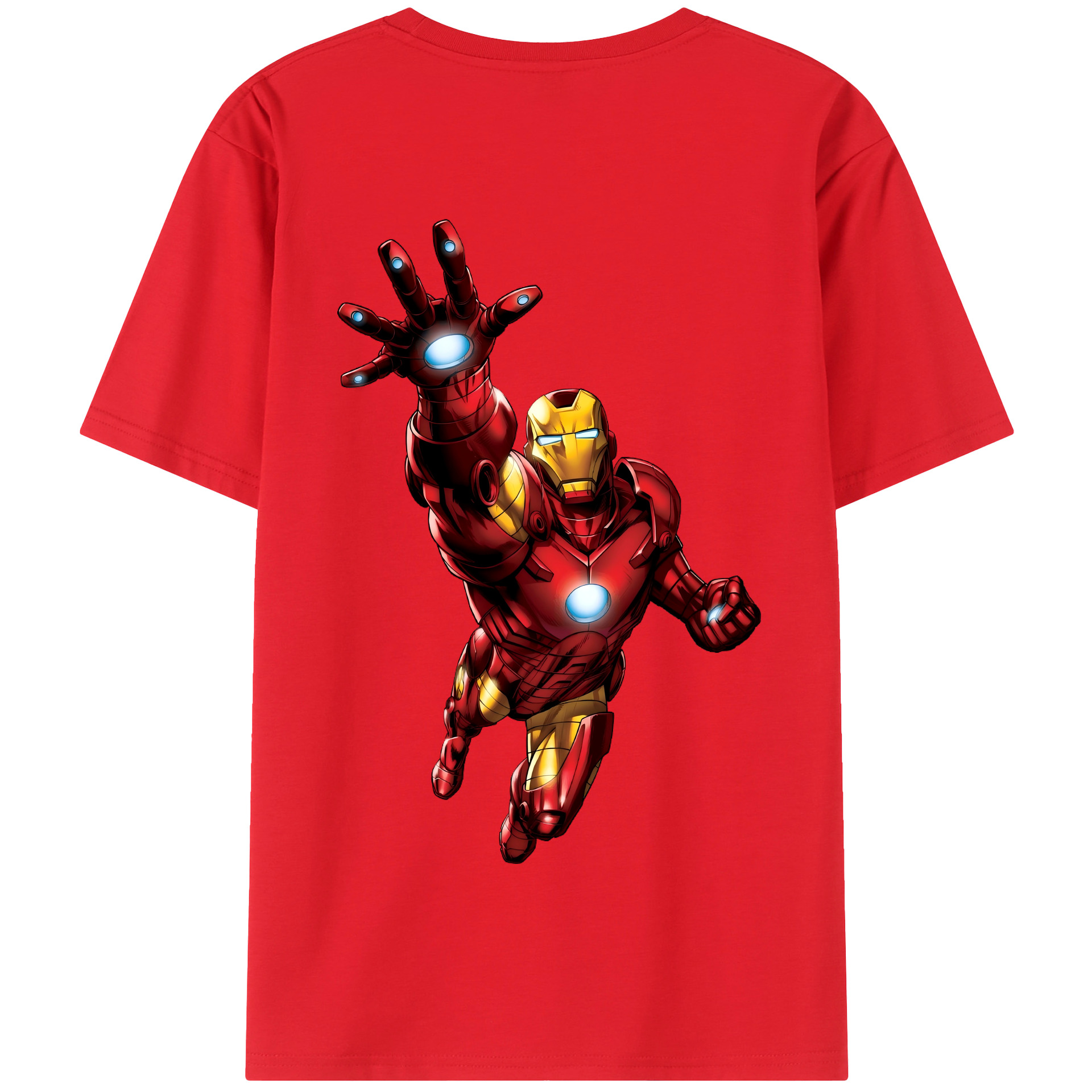 （画像用） アベンジャーズ The Avengers 綿100％半袖Tシャツ（背面プリント）