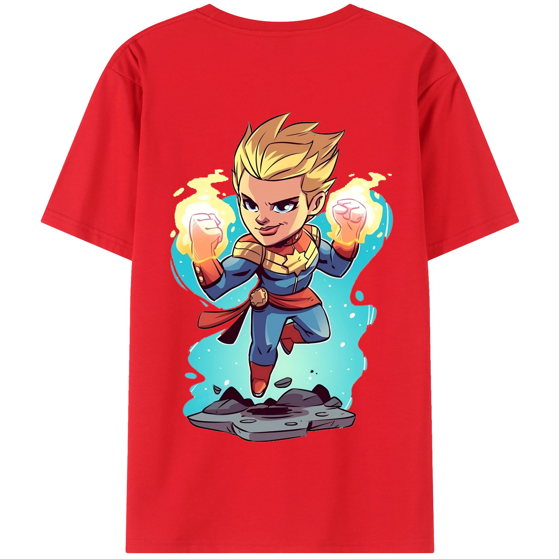 （画像用） アベンジャーズ The Avengers 綿100％半袖Tシャツ（背面プリント）