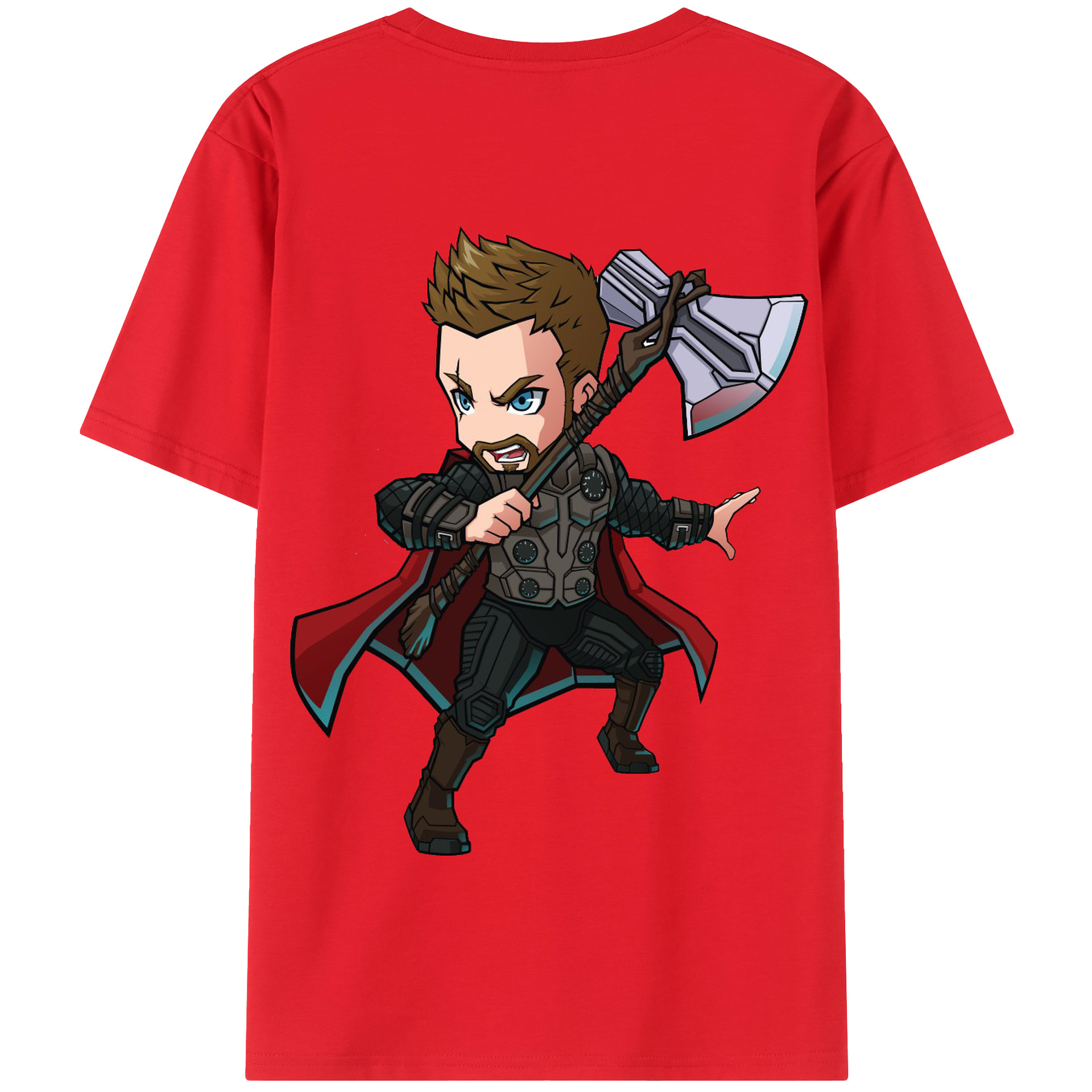 （画像用） アベンジャーズ The Avengers 綿100％半袖Tシャツ（背面プリント）