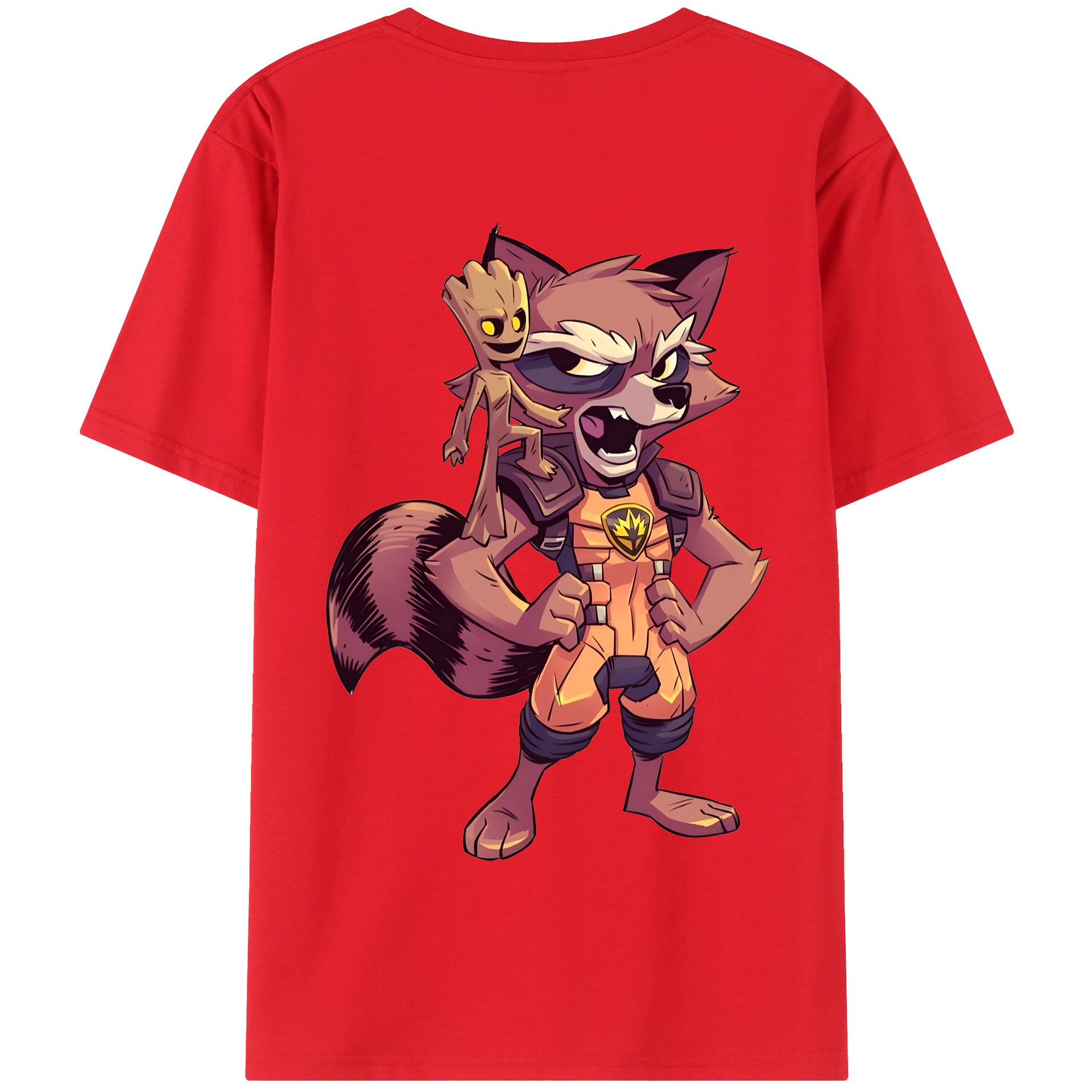 （画像用） アベンジャーズ The Avengers 綿100％半袖Tシャツ（背面プリント）