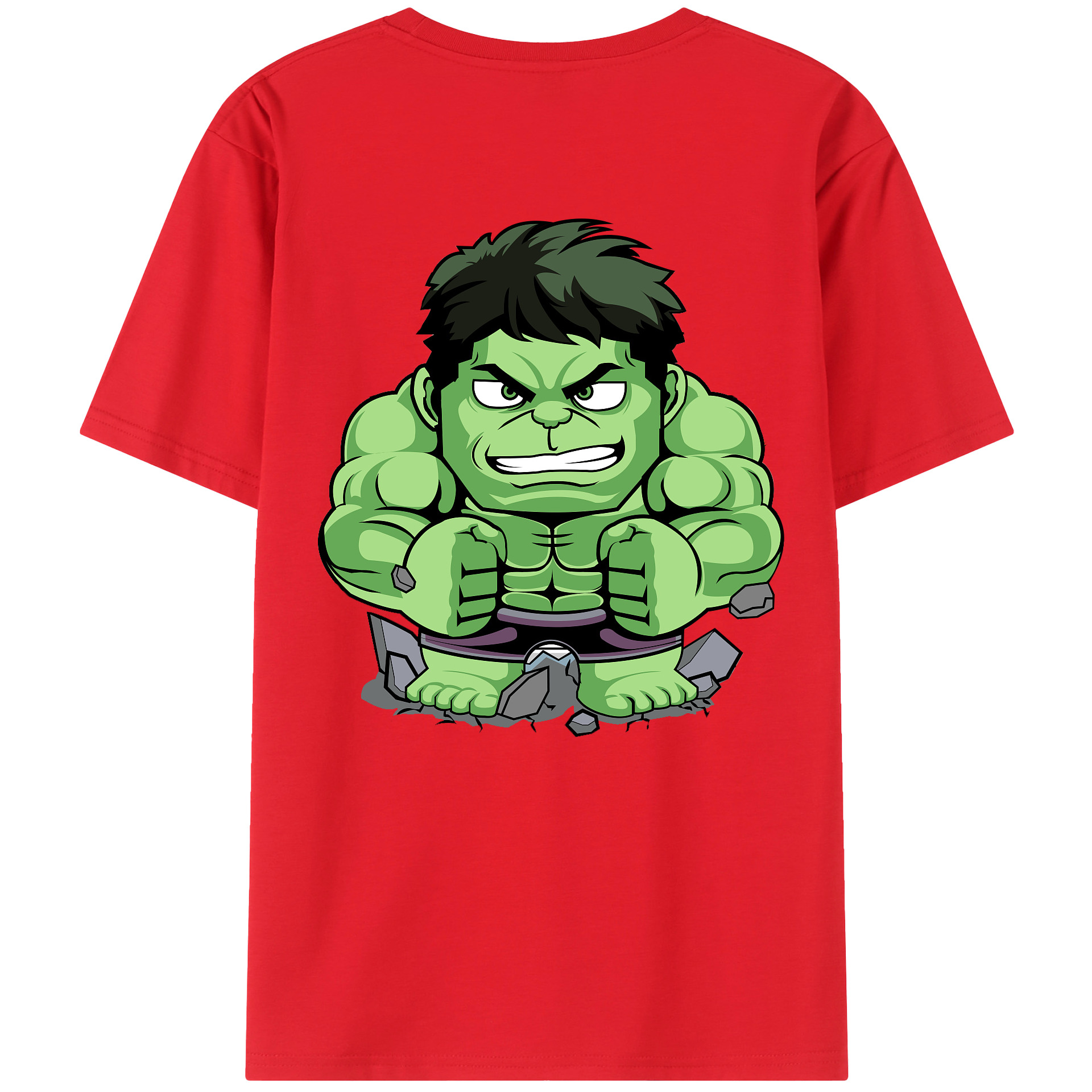 （画像用） アベンジャーズ The Avengers 綿100％半袖Tシャツ（背面プリント）