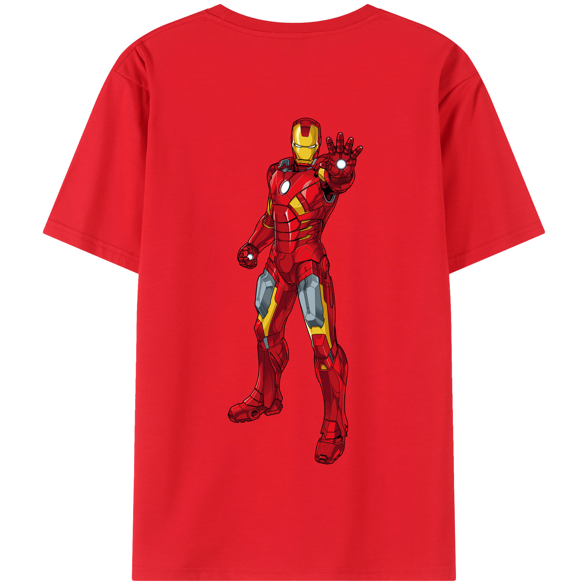 （画像用） アベンジャーズ The Avengers 綿100％半袖Tシャツ（背面プリント）