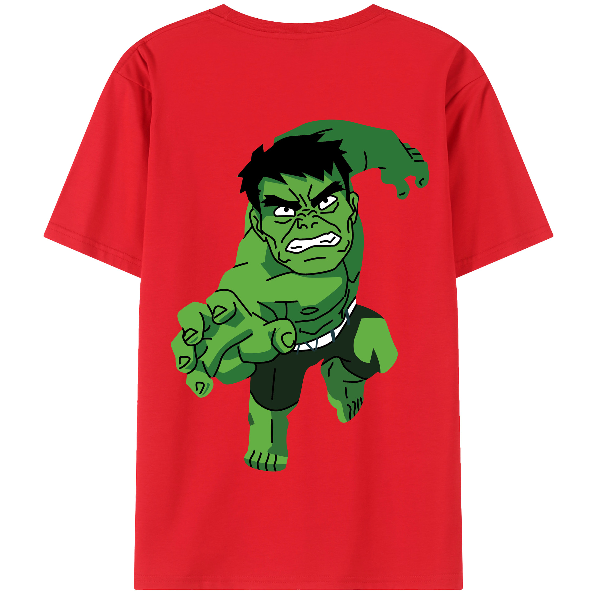 （画像用） アベンジャーズ The Avengers 綿100％半袖Tシャツ（背面プリント）