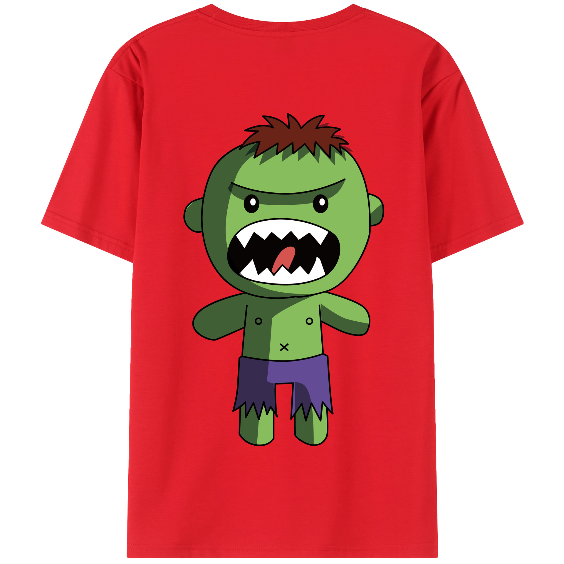 （画像用） アベンジャーズ The Avengers 綿100％半袖Tシャツ（背面プリント）