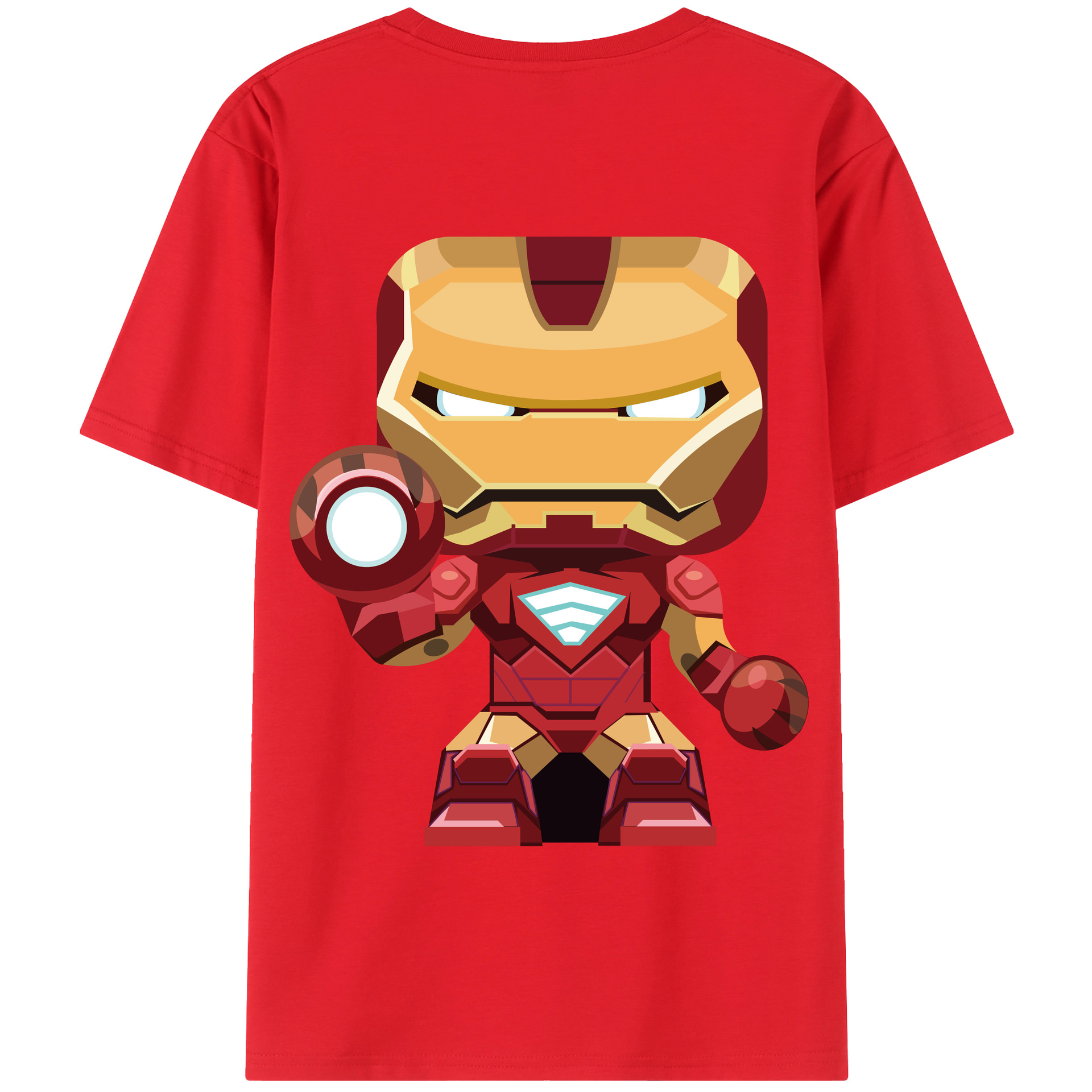 （画像用） アベンジャーズ The Avengers 綿100％半袖Tシャツ（背面プリント）