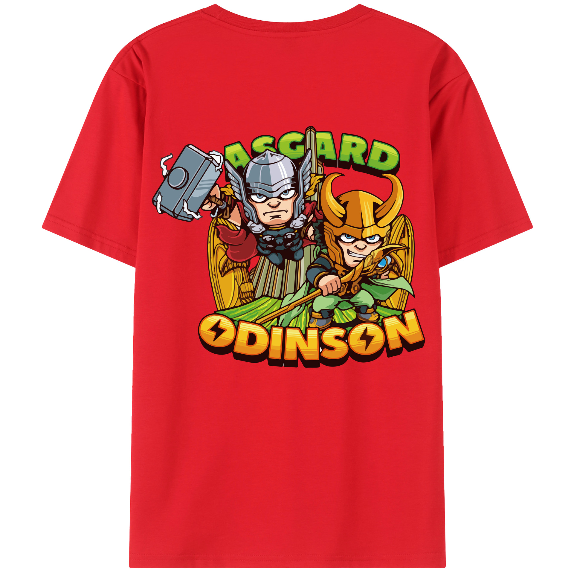 （画像用） アベンジャーズ The Avengers 綿100％半袖Tシャツ（背面プリント）