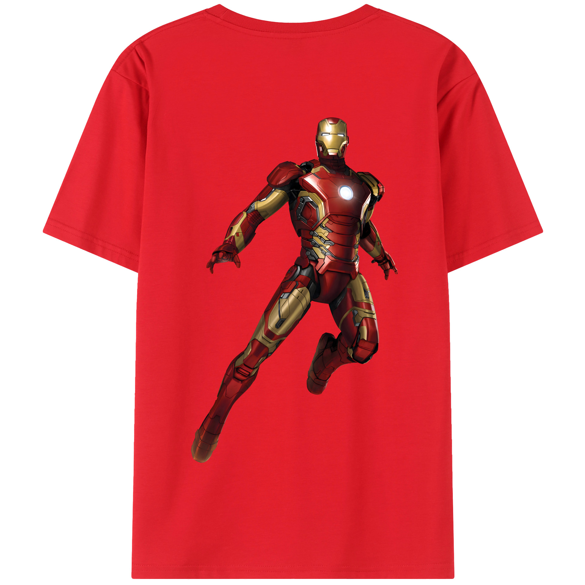 （画像用） アベンジャーズ The Avengers 綿100％半袖Tシャツ（背面プリント）