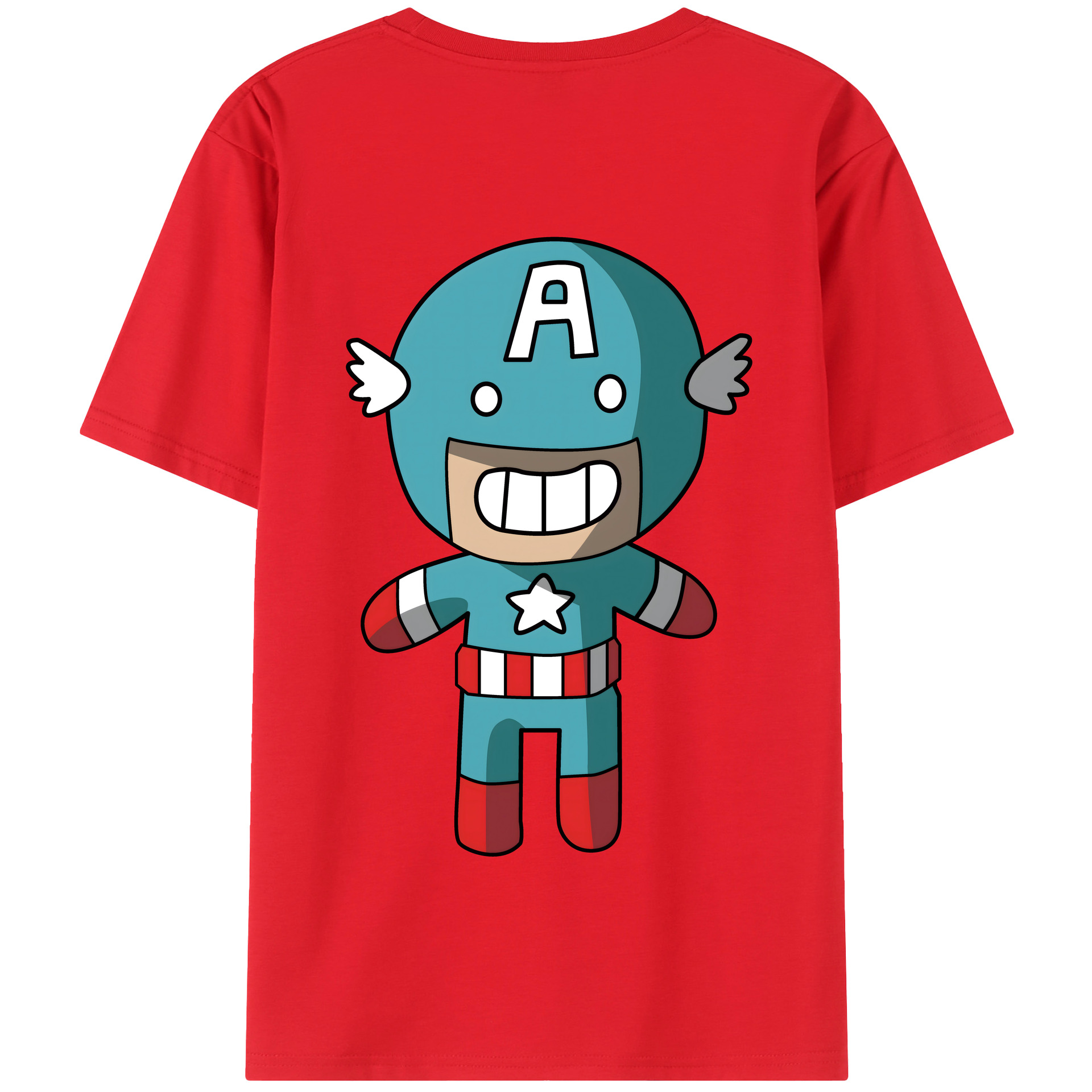 （画像用） アベンジャーズ The Avengers 綿100％半袖Tシャツ（背面プリント）