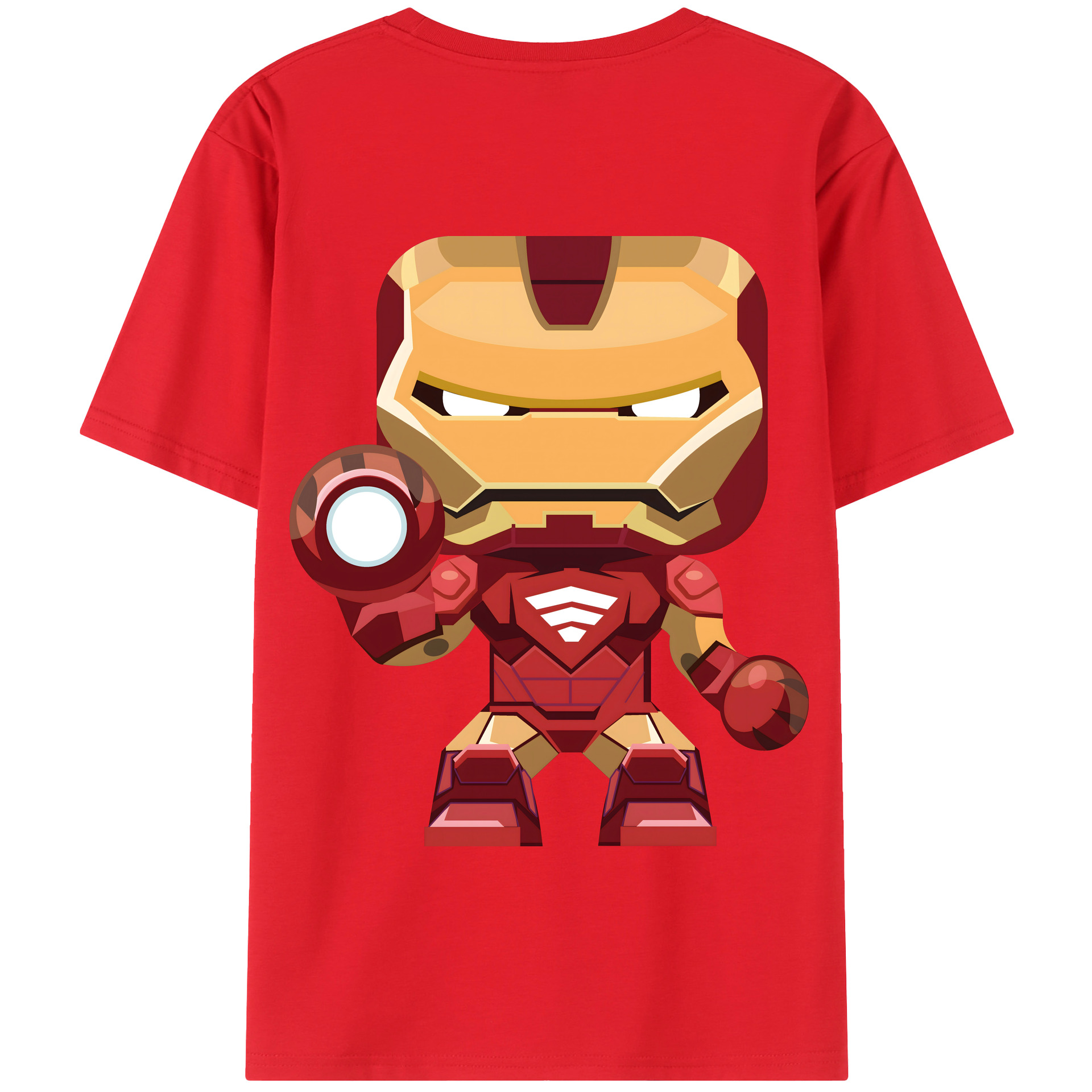 （画像用） アベンジャーズ The Avengers 綿100％半袖Tシャツ（背面プリント）
