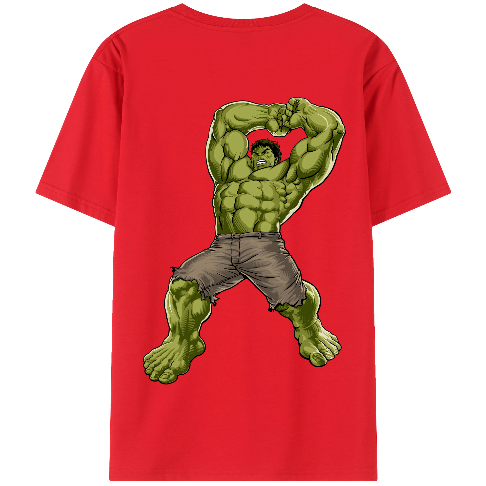 （画像用） アベンジャーズ The Avengers 綿100％半袖Tシャツ（背面プリント）