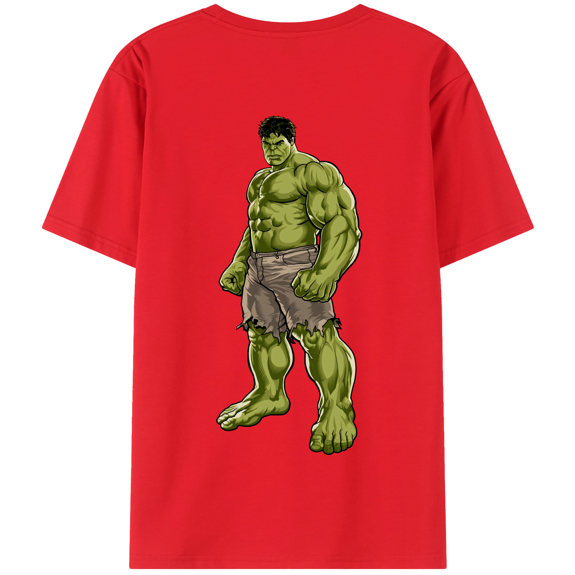 （画像用） アベンジャーズ The Avengers 綿100％半袖Tシャツ（背面プリント）