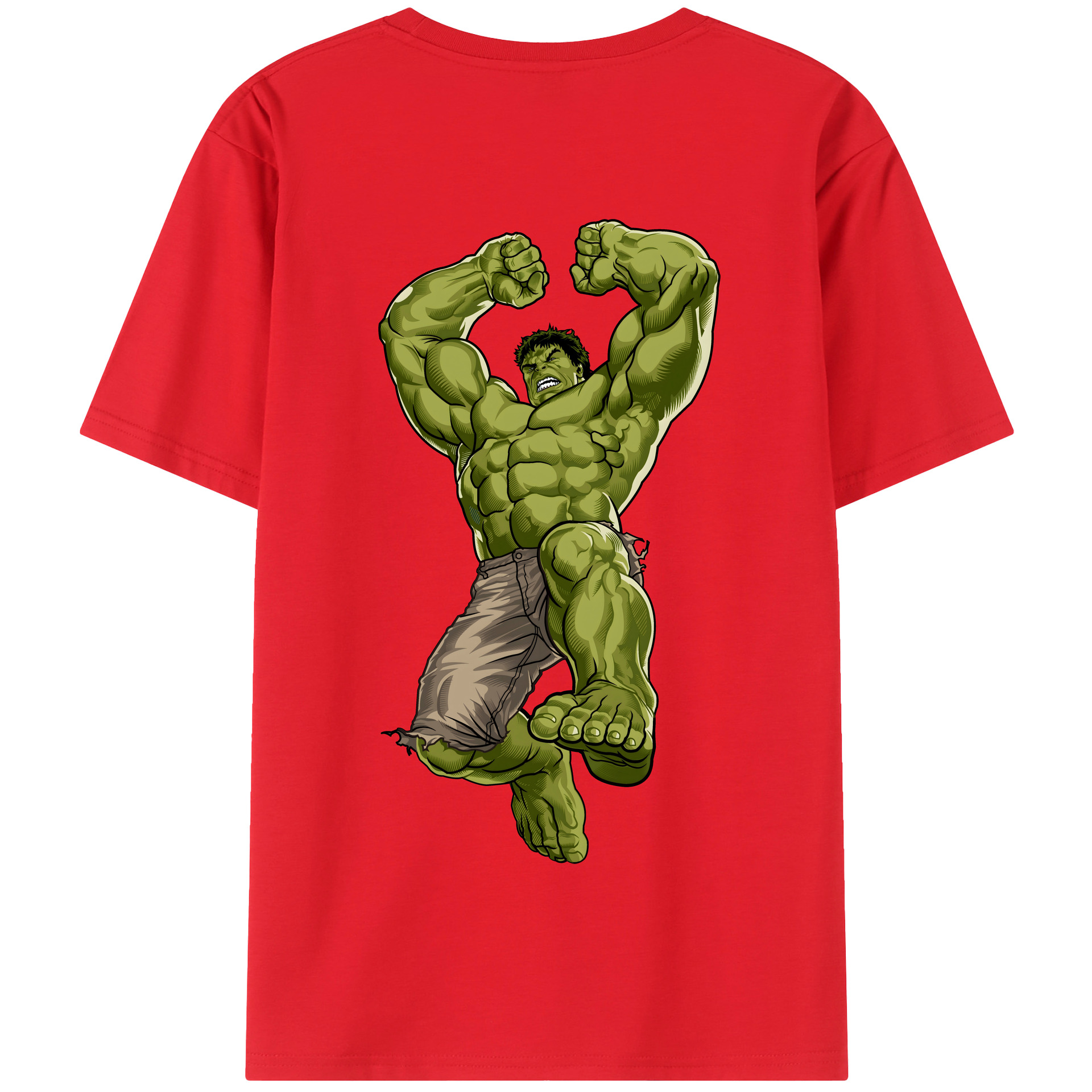 （画像用） アベンジャーズ The Avengers 綿100％半袖Tシャツ（背面プリント）