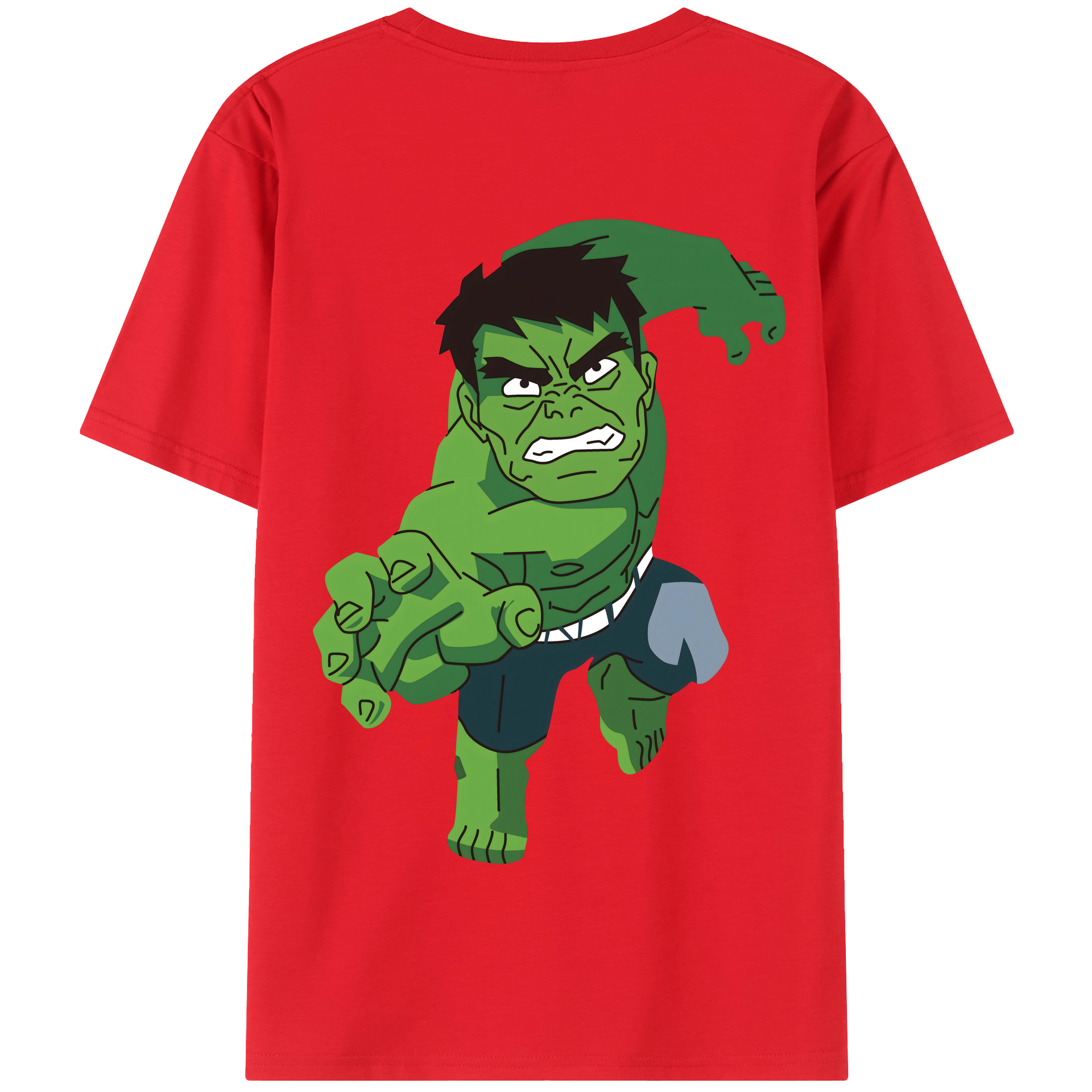 （画像用） アベンジャーズ The Avengers 綿100％半袖Tシャツ（背面プリント）