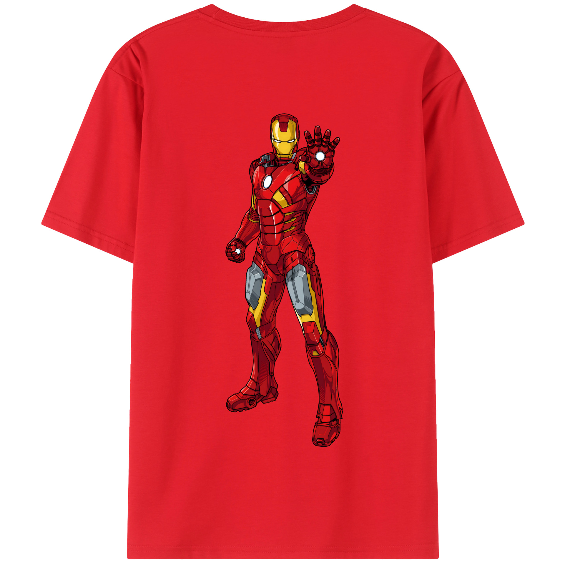 （画像用） アベンジャーズ The Avengers 綿100％半袖Tシャツ（背面プリント）