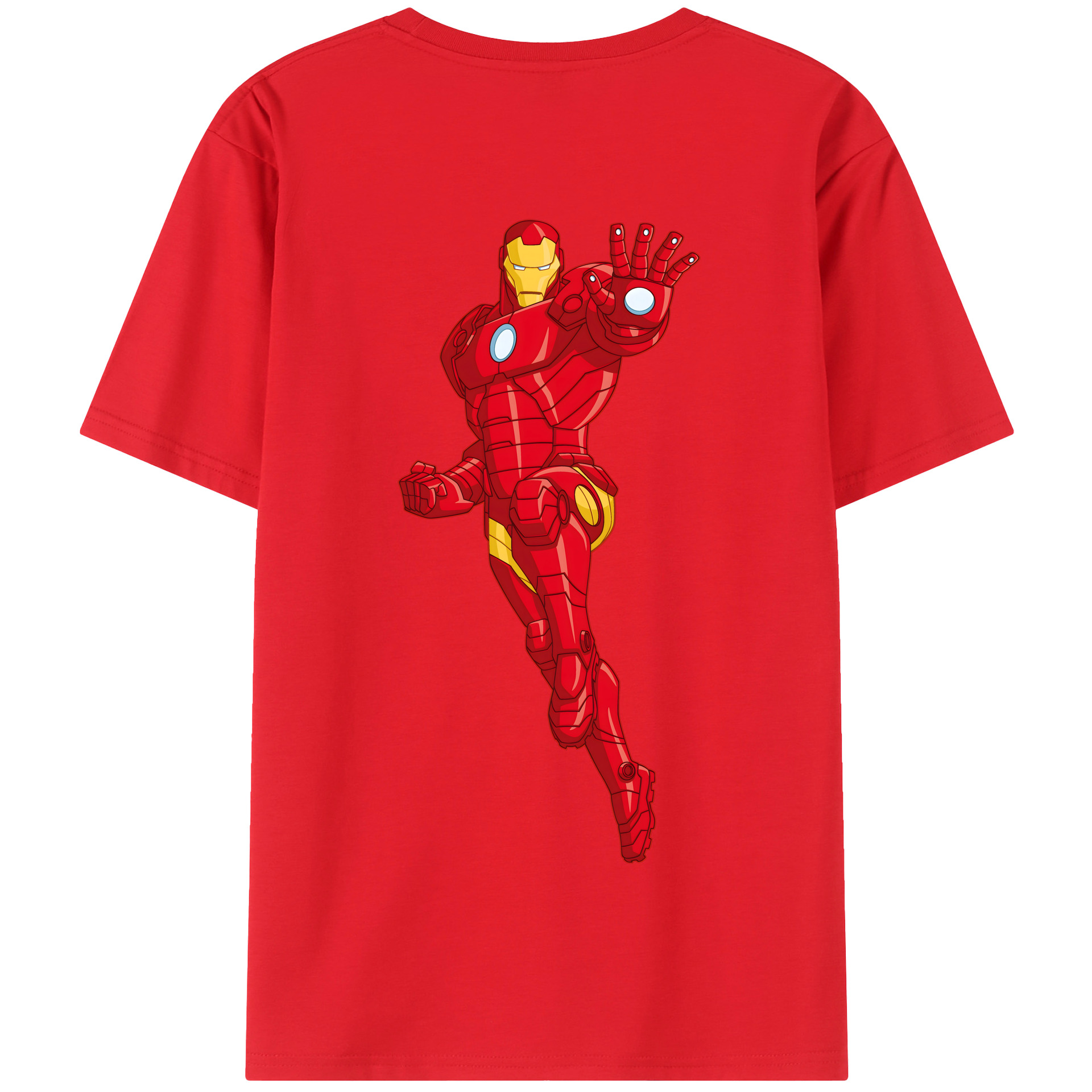 （画像用） アベンジャーズ The Avengers 綿100％半袖Tシャツ（背面プリント）