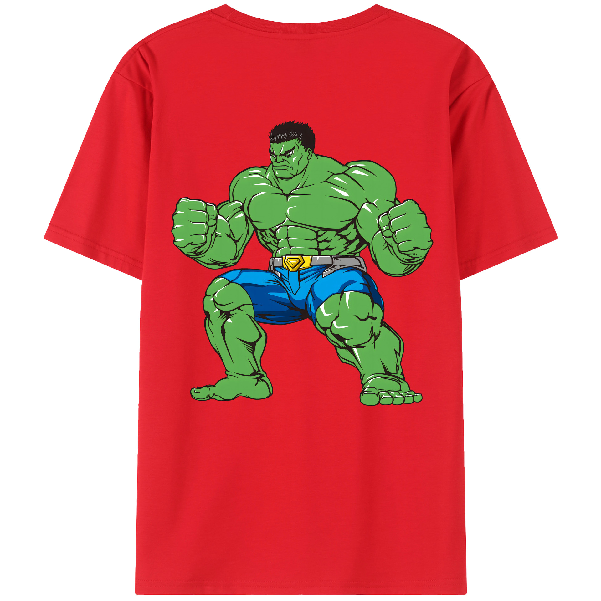 （画像用） アベンジャーズ The Avengers 綿100％半袖Tシャツ（背面プリント）