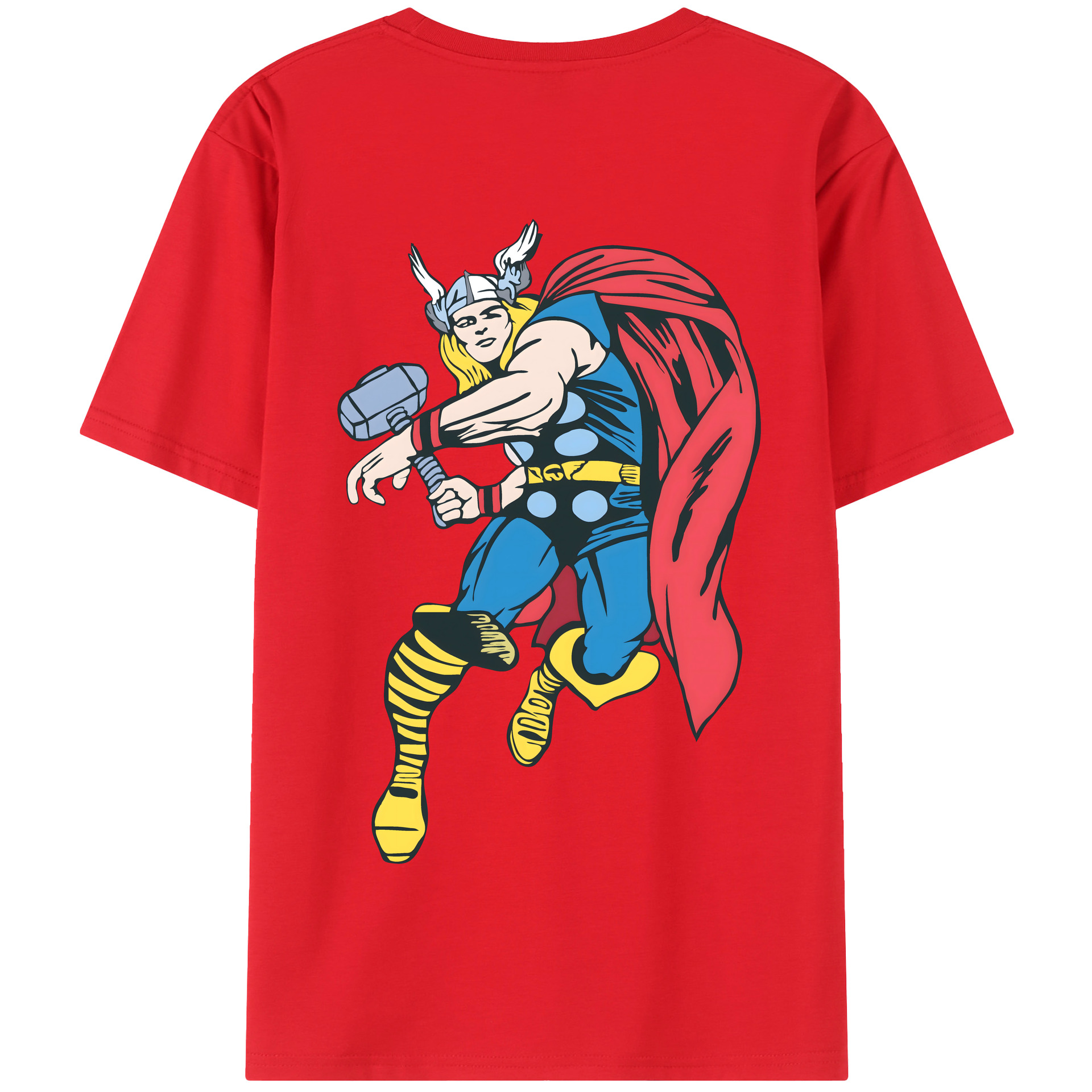 （画像用） アベンジャーズ The Avengers 綿100％半袖Tシャツ（背面プリント）