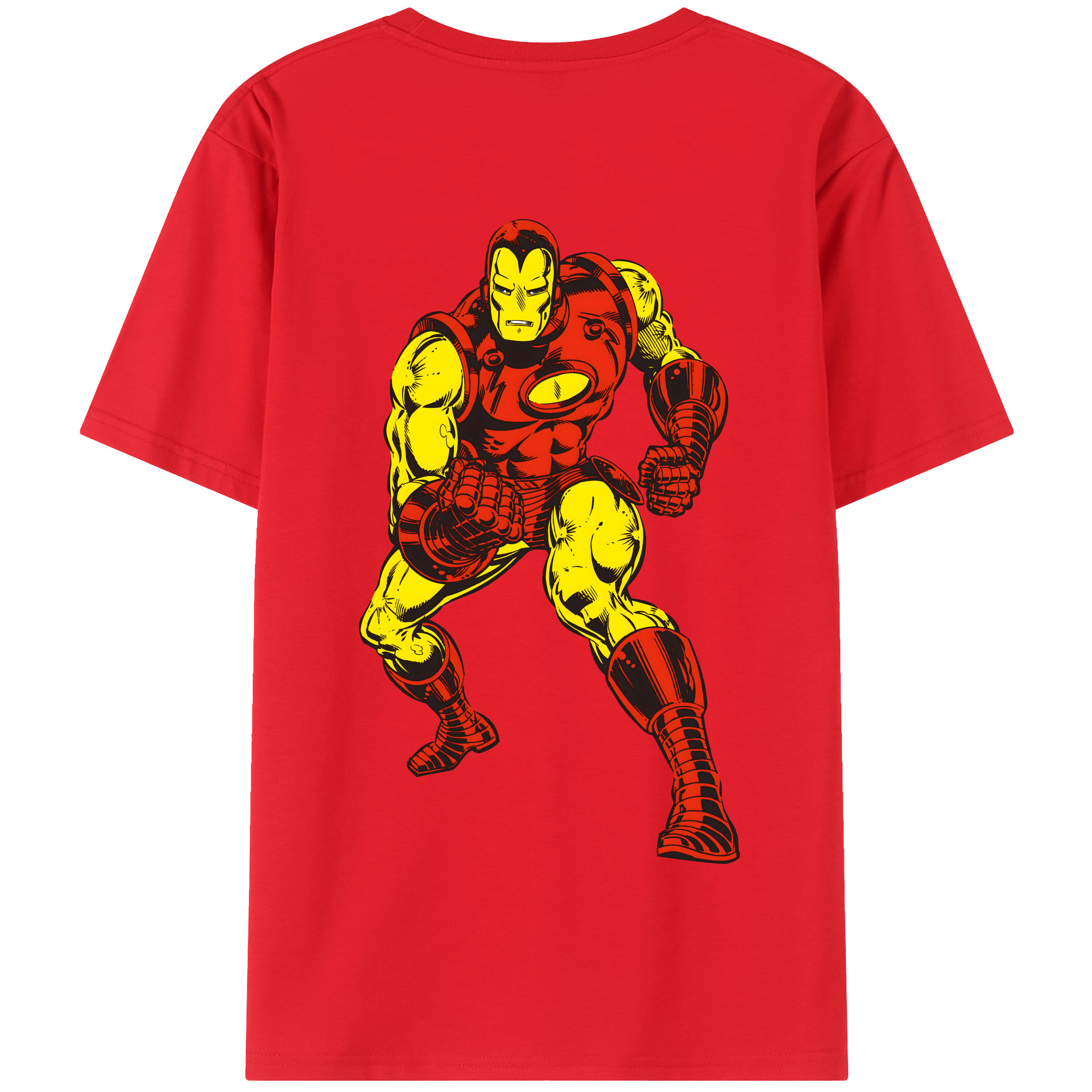 （画像用） アベンジャーズ The Avengers 綿100％半袖Tシャツ（背面プリント）