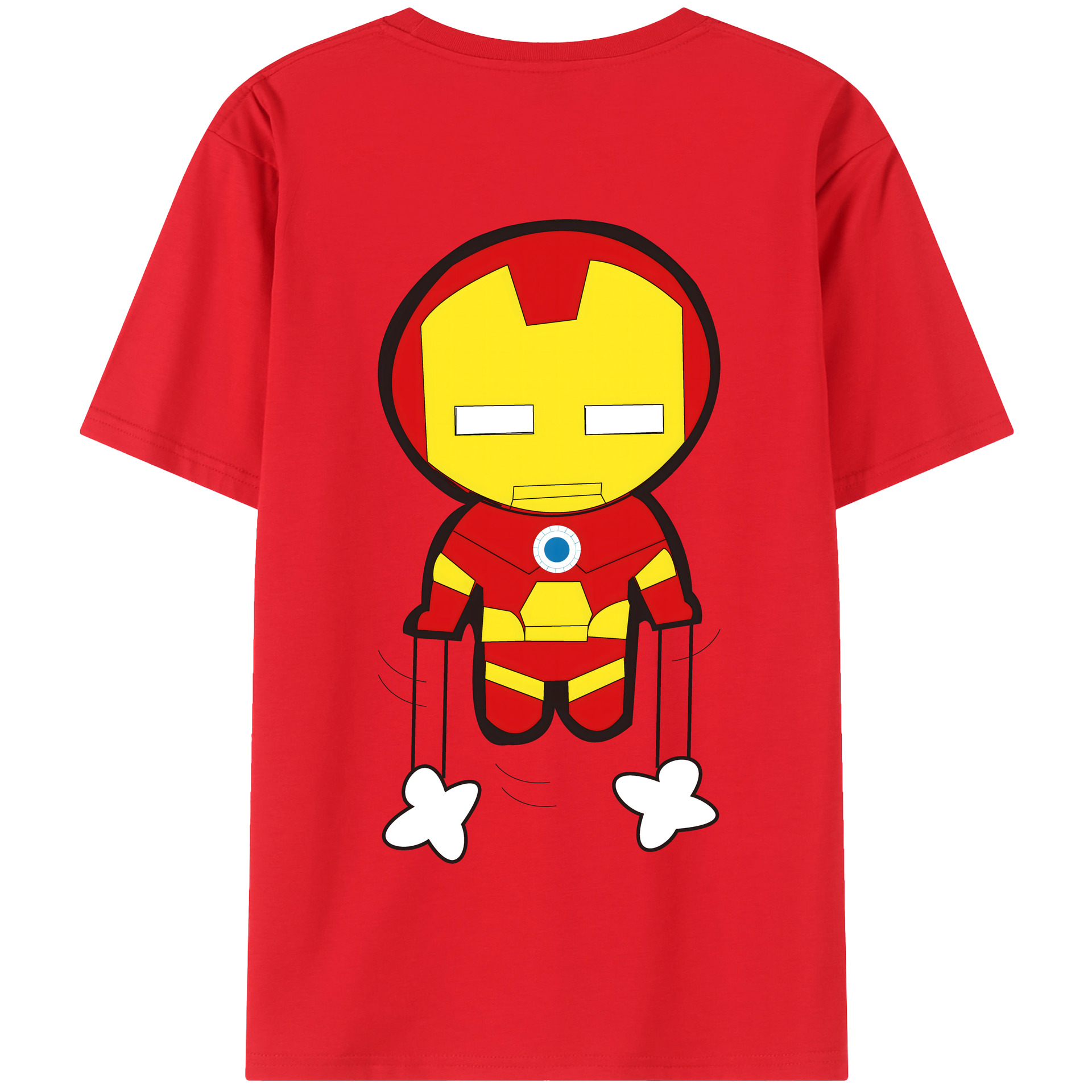 （画像用） アベンジャーズ The Avengers 綿100％半袖Tシャツ（背面プリント）