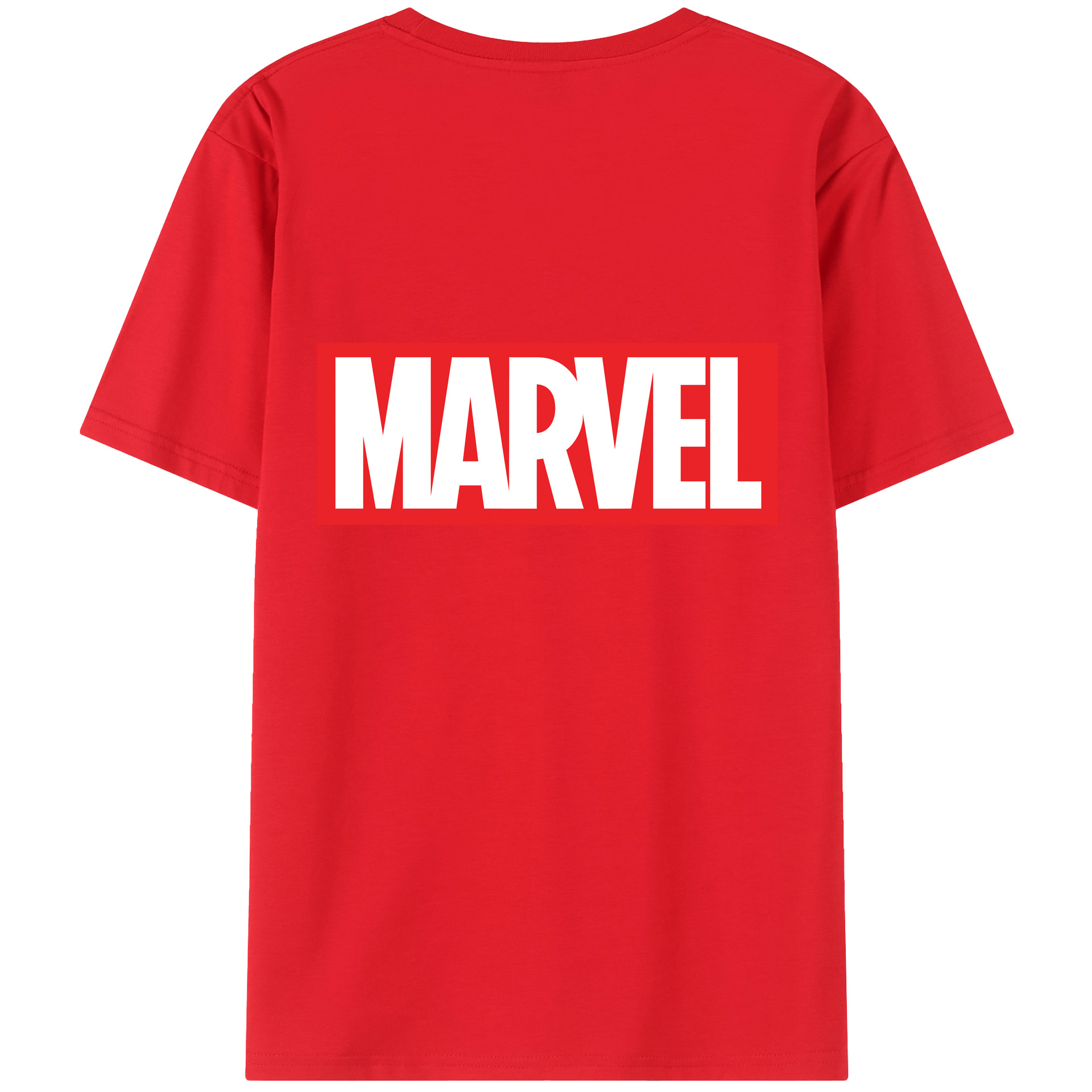 （画像用） アベンジャーズ The Avengers 綿100％半袖Tシャツ（背面プリント）