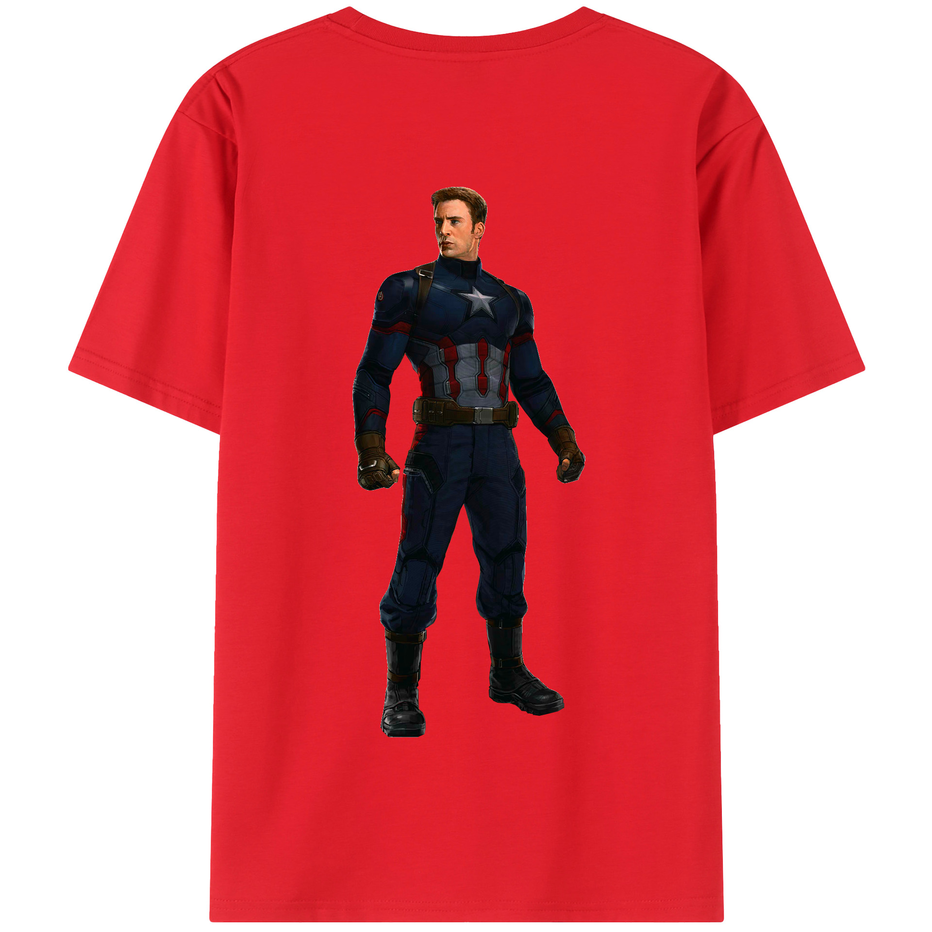（画像用） アベンジャーズ The Avengers 綿100％半袖Tシャツ（背面プリント）