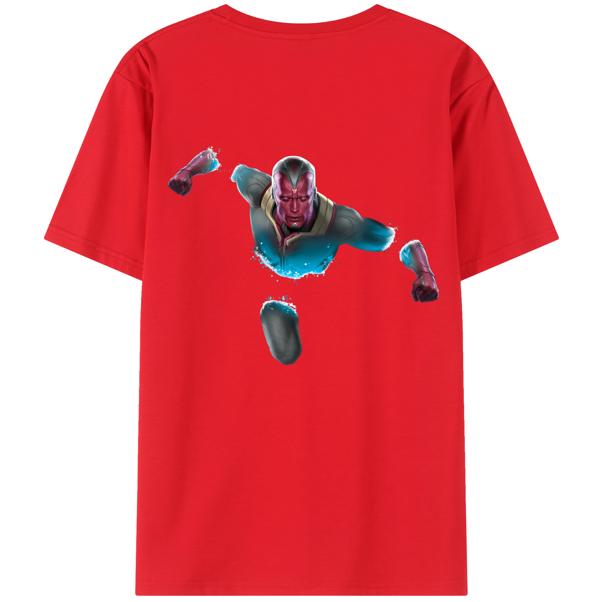 （画像用） アベンジャーズ The Avengers 綿100％半袖Tシャツ（背面プリント）