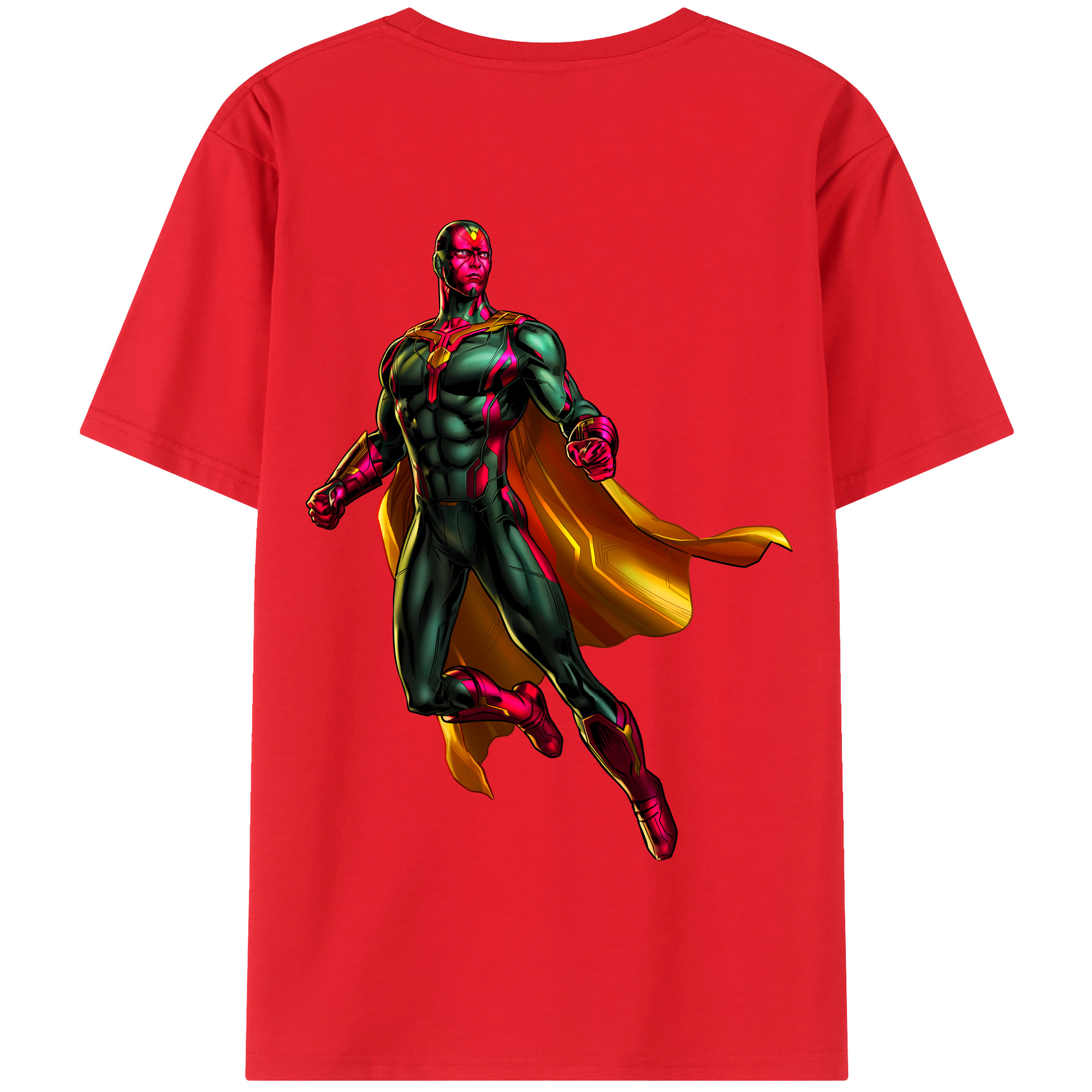 （画像用） アベンジャーズ The Avengers 綿100％半袖Tシャツ（背面プリント）