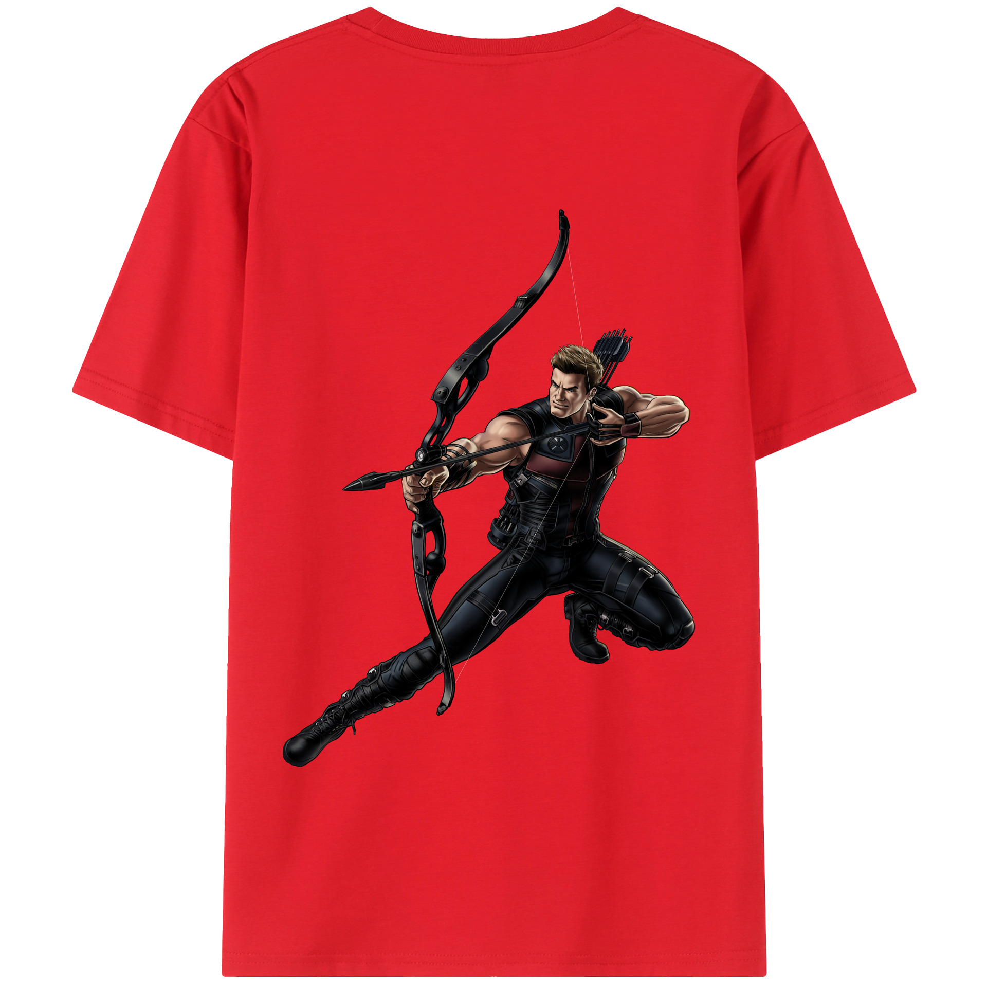 （画像用） アベンジャーズ The Avengers 綿100％半袖Tシャツ（背面プリント）