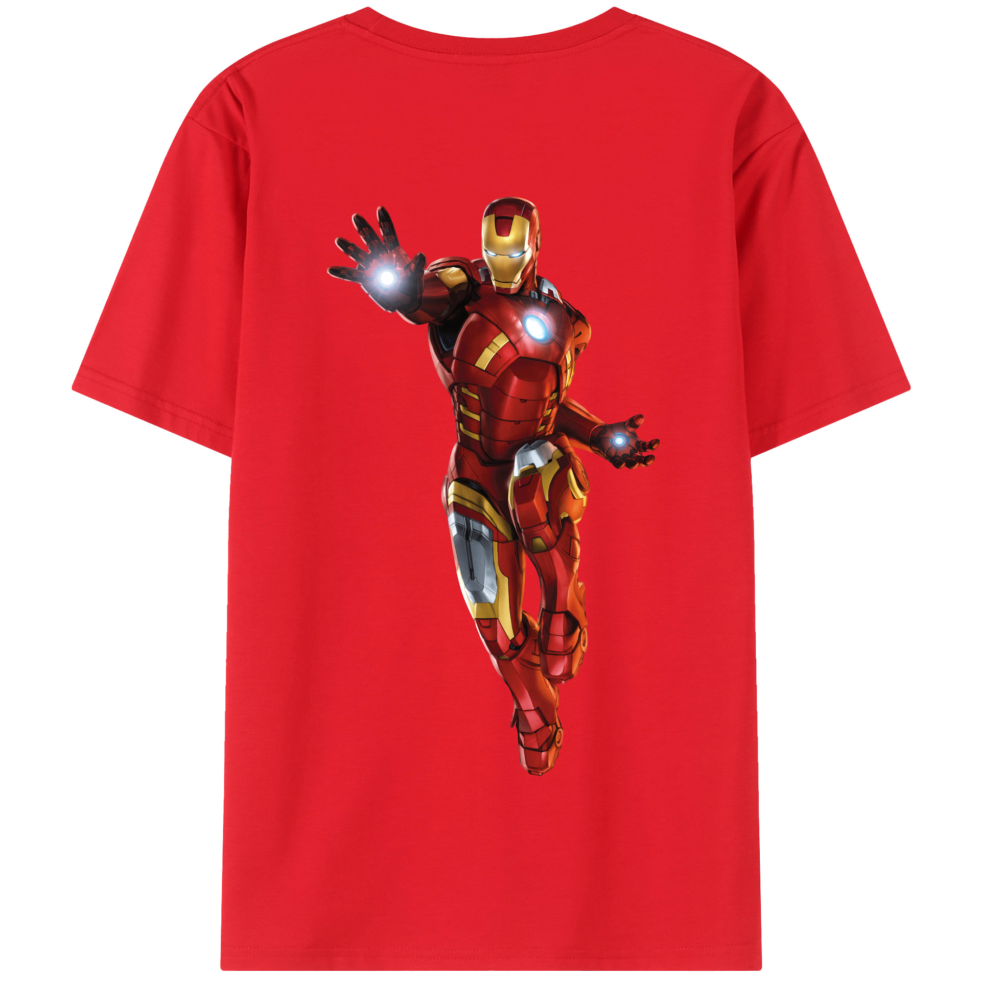 （画像用） アベンジャーズ The Avengers 綿100％半袖Tシャツ（背面プリント）
