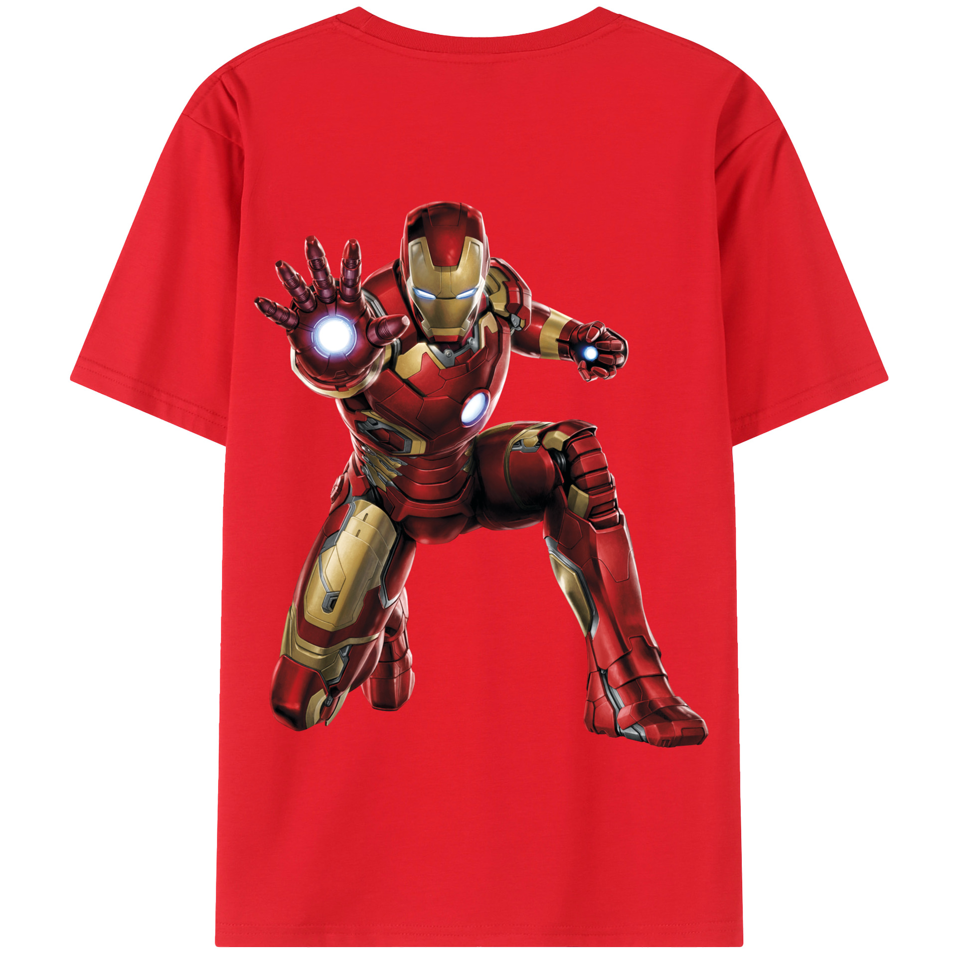 （画像用） アベンジャーズ The Avengers 綿100％半袖Tシャツ（背面プリント）