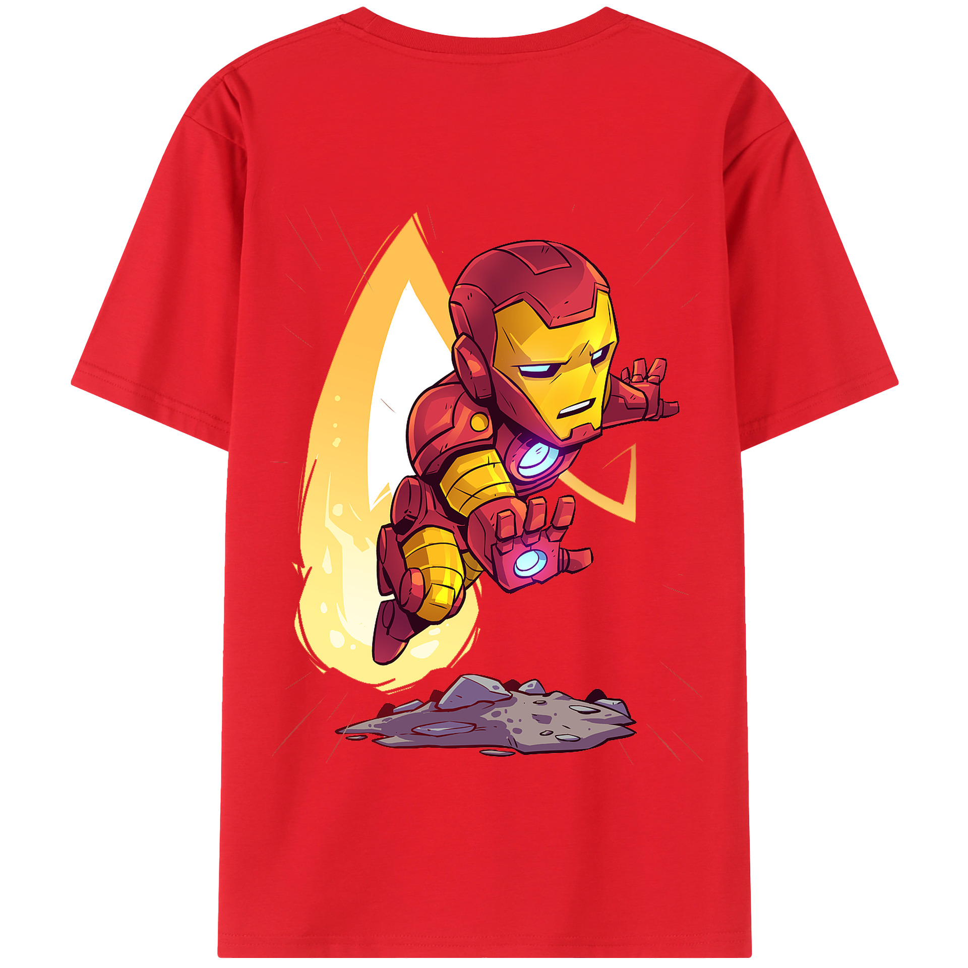 （画像用） アベンジャーズ The Avengers 綿100％半袖Tシャツ（背面プリント）