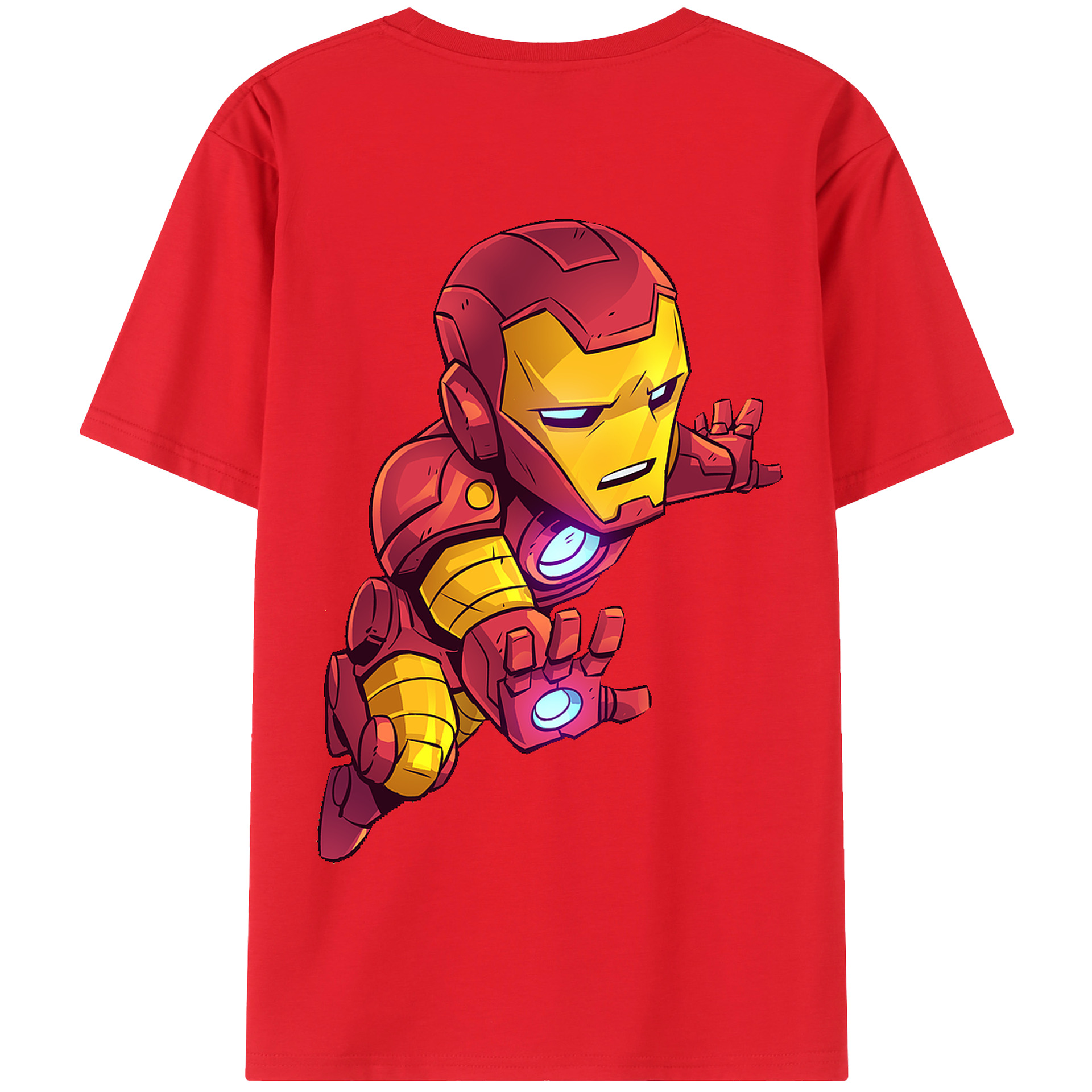 （画像用） アベンジャーズ The Avengers 綿100％半袖Tシャツ（背面プリント）