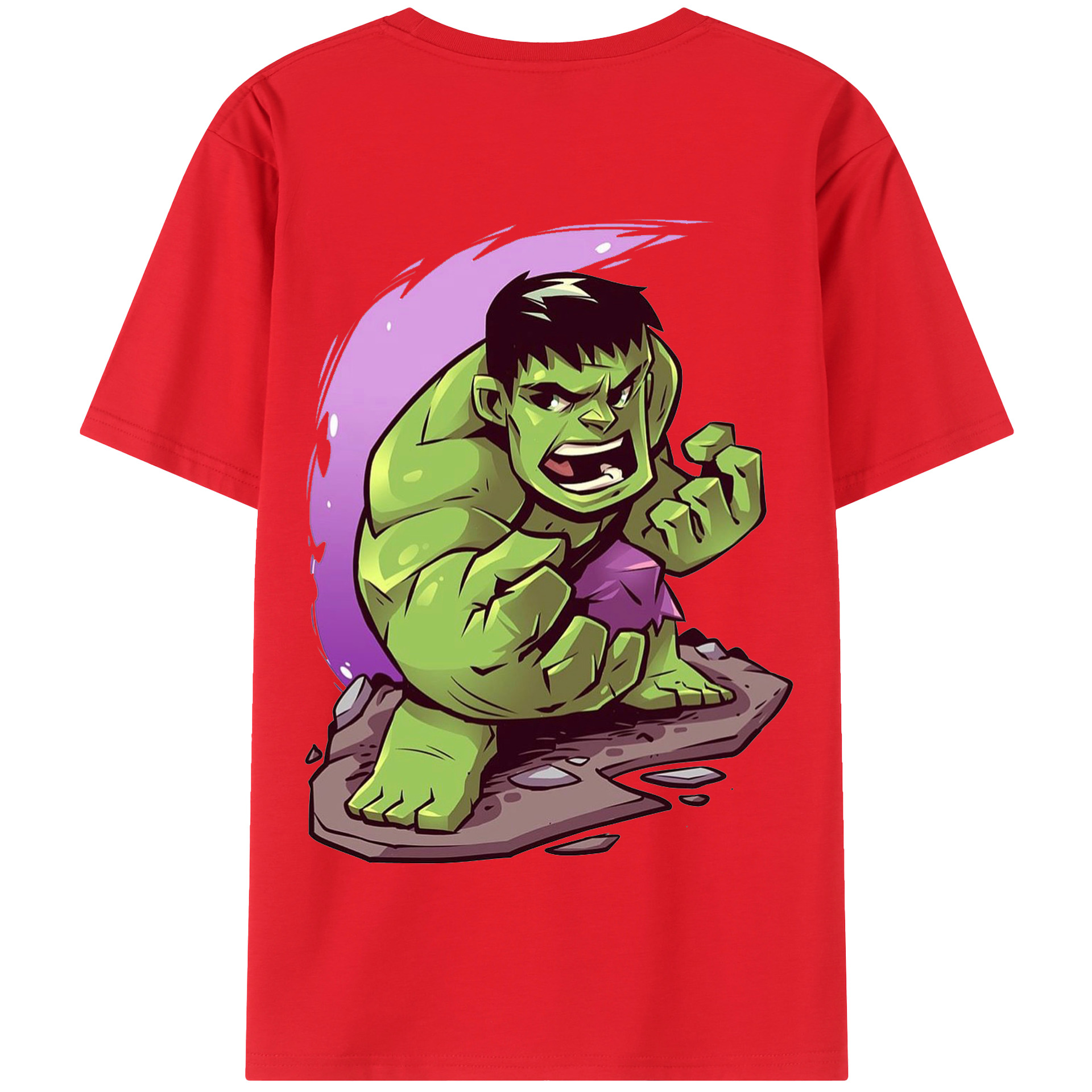 （画像用） アベンジャーズ The Avengers 綿100％半袖Tシャツ（背面プリント）