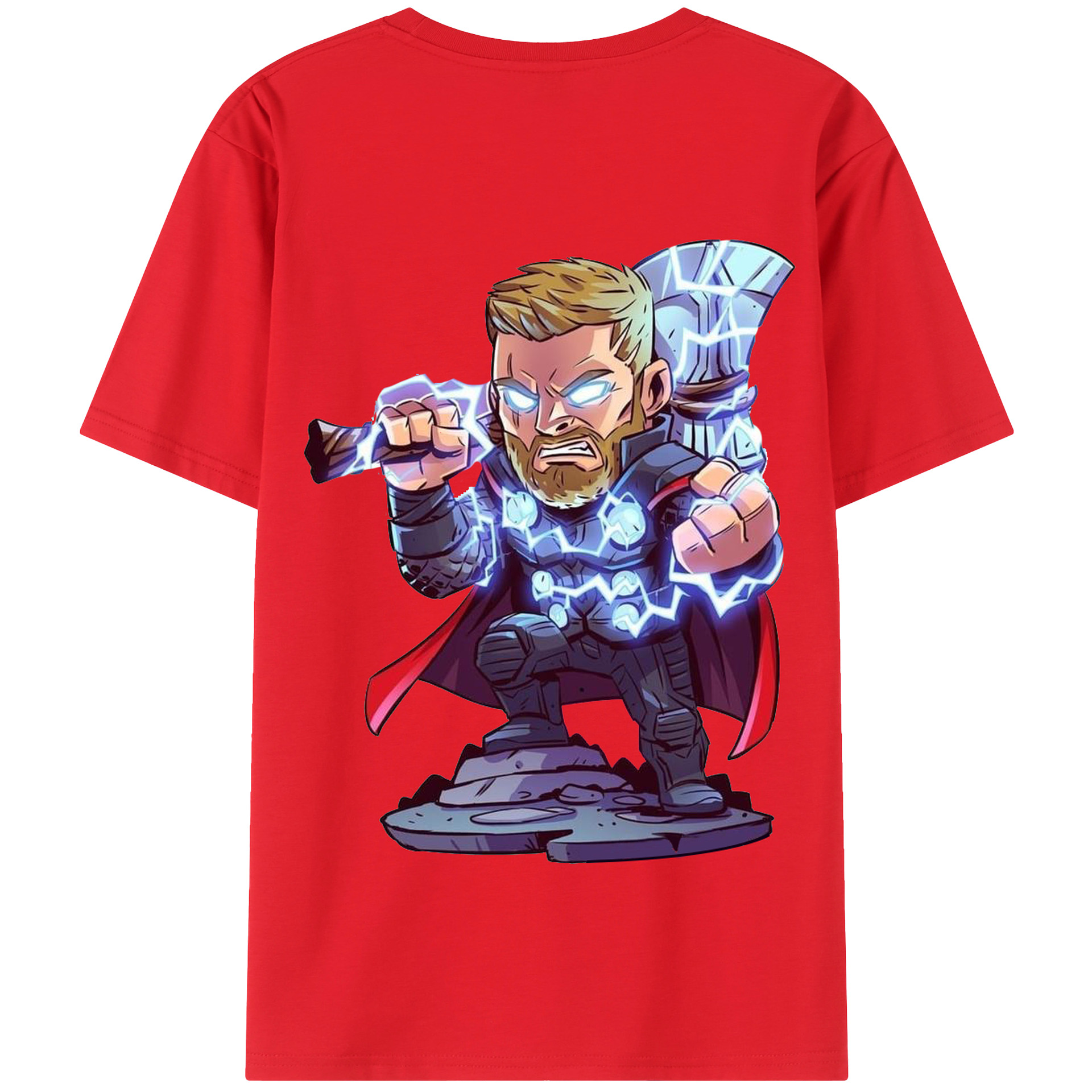 （画像用） アベンジャーズ The Avengers 綿100％半袖Tシャツ（背面プリント）