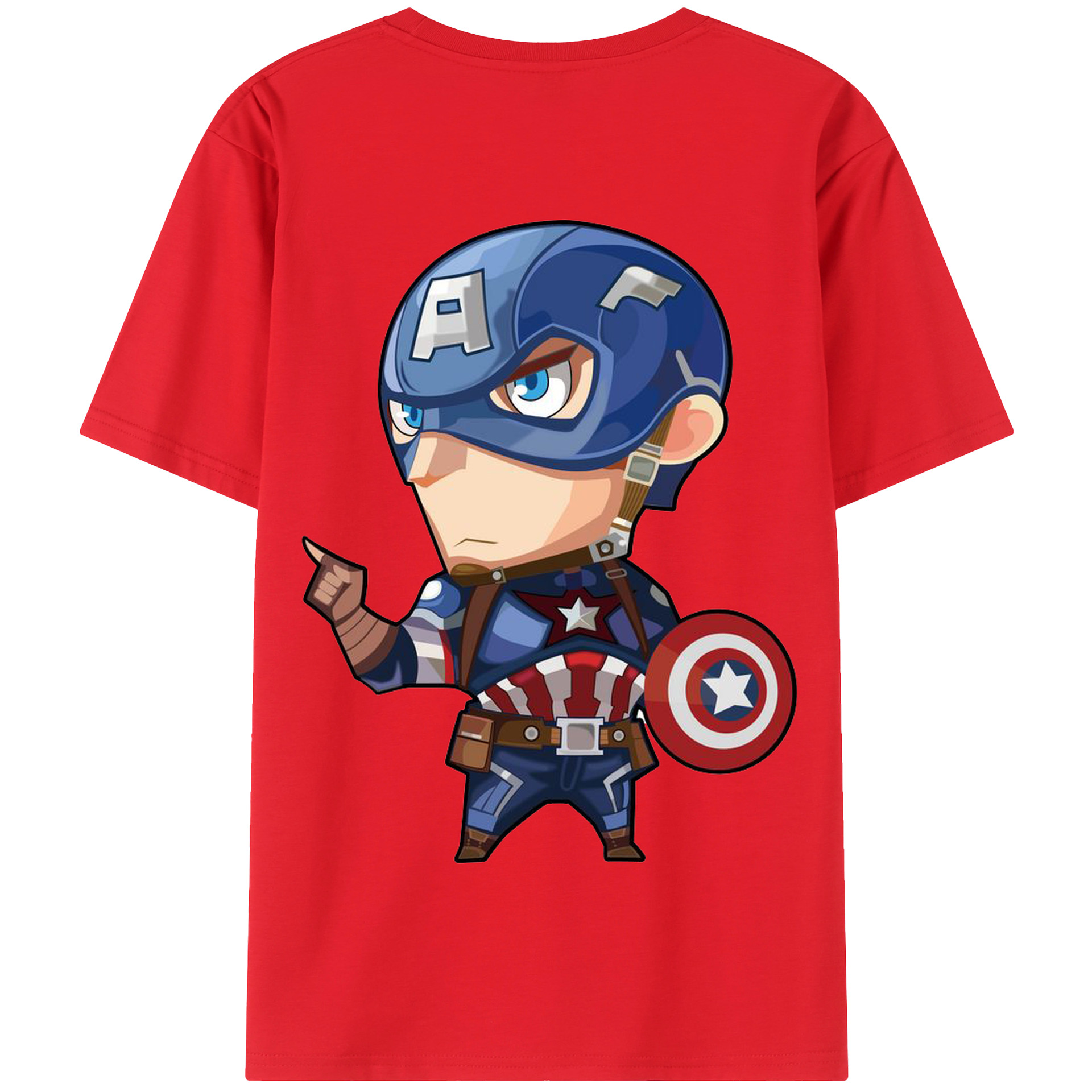 （画像用） アベンジャーズ The Avengers 綿100％半袖Tシャツ（背面プリント）