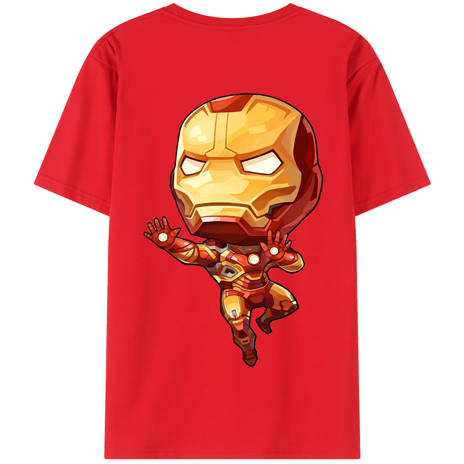 （画像用） アベンジャーズ The Avengers 綿100％半袖Tシャツ（背面プリント）