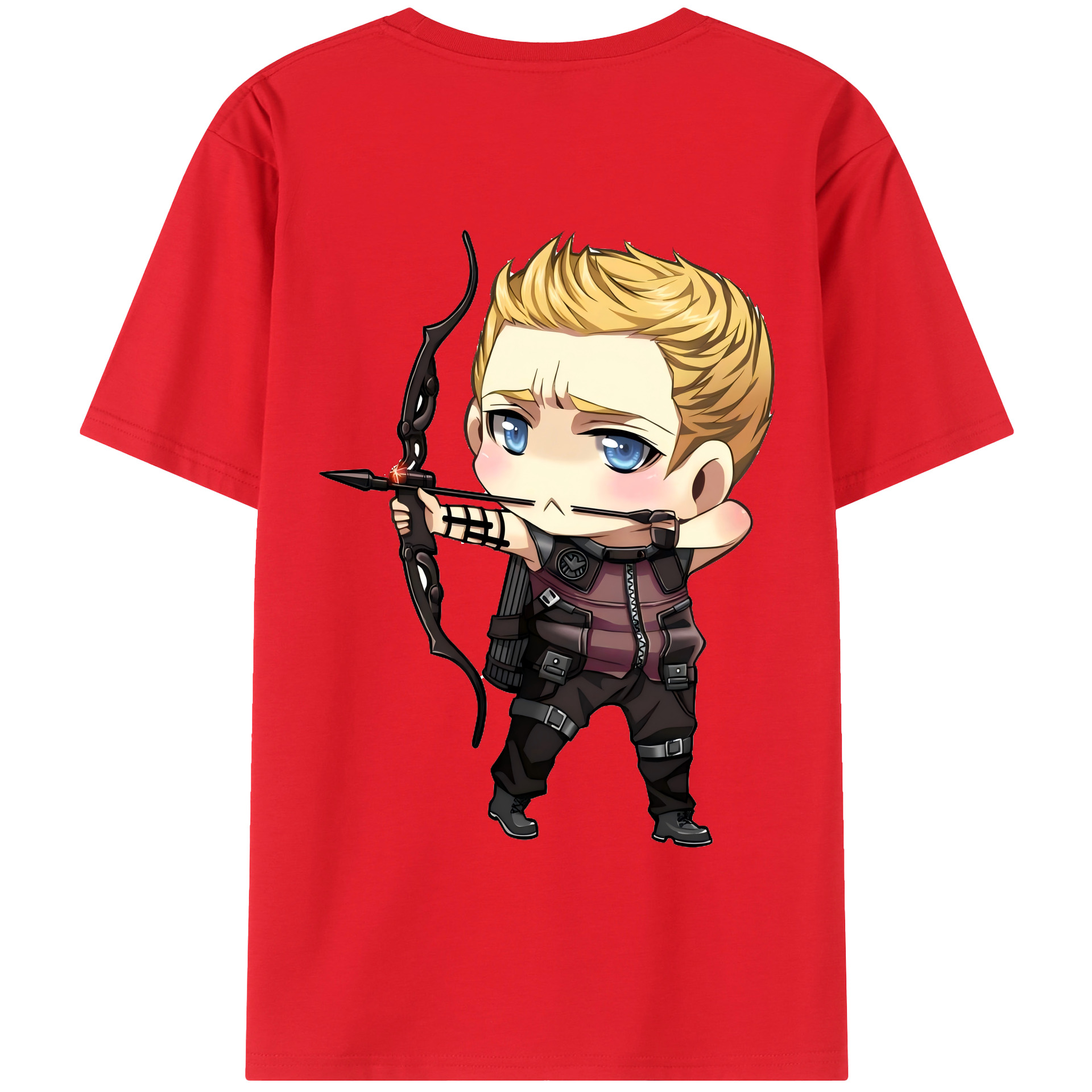 （画像用） アベンジャーズ The Avengers 綿100％半袖Tシャツ（背面プリント）