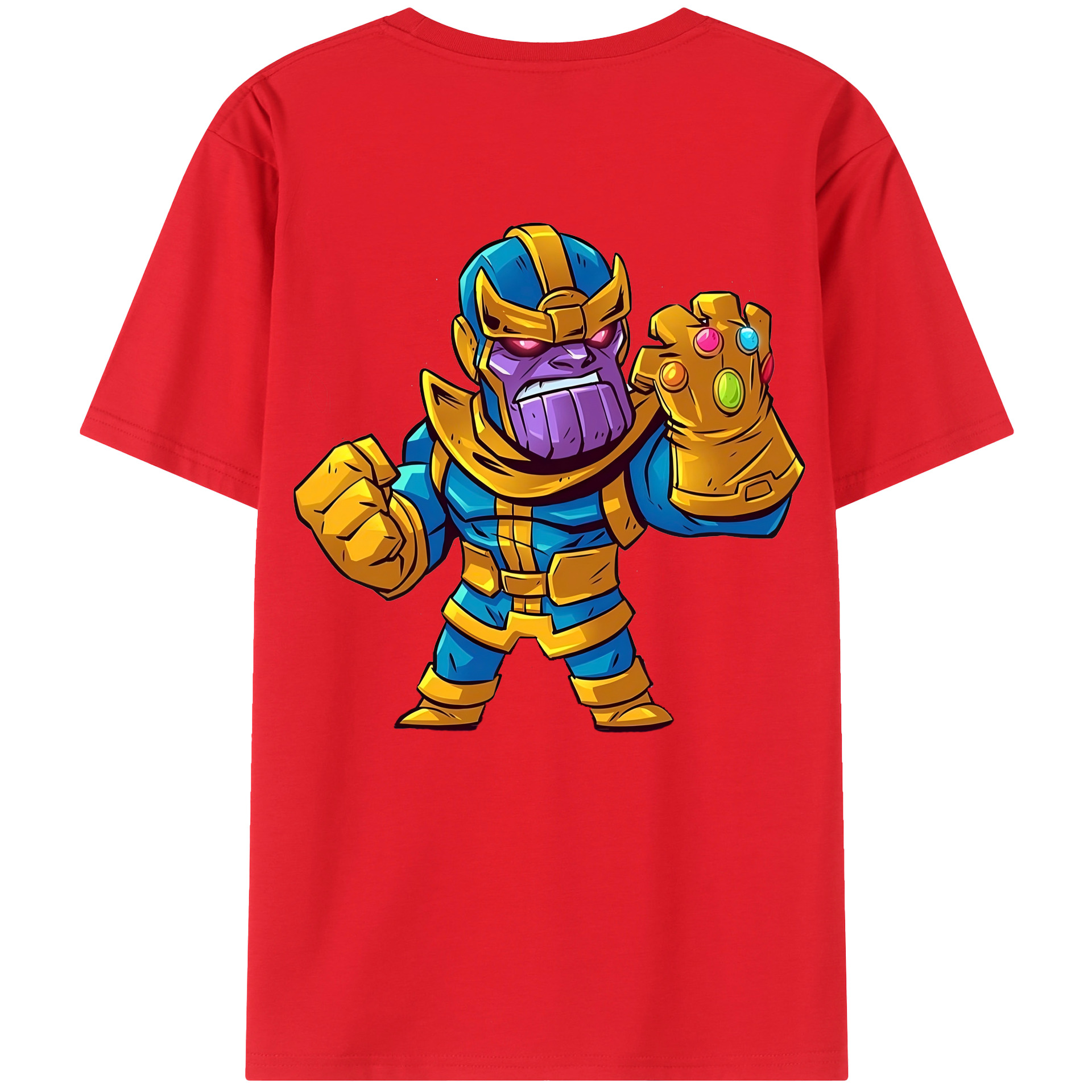 （画像用） アベンジャーズ The Avengers 綿100％半袖Tシャツ（背面プリント）