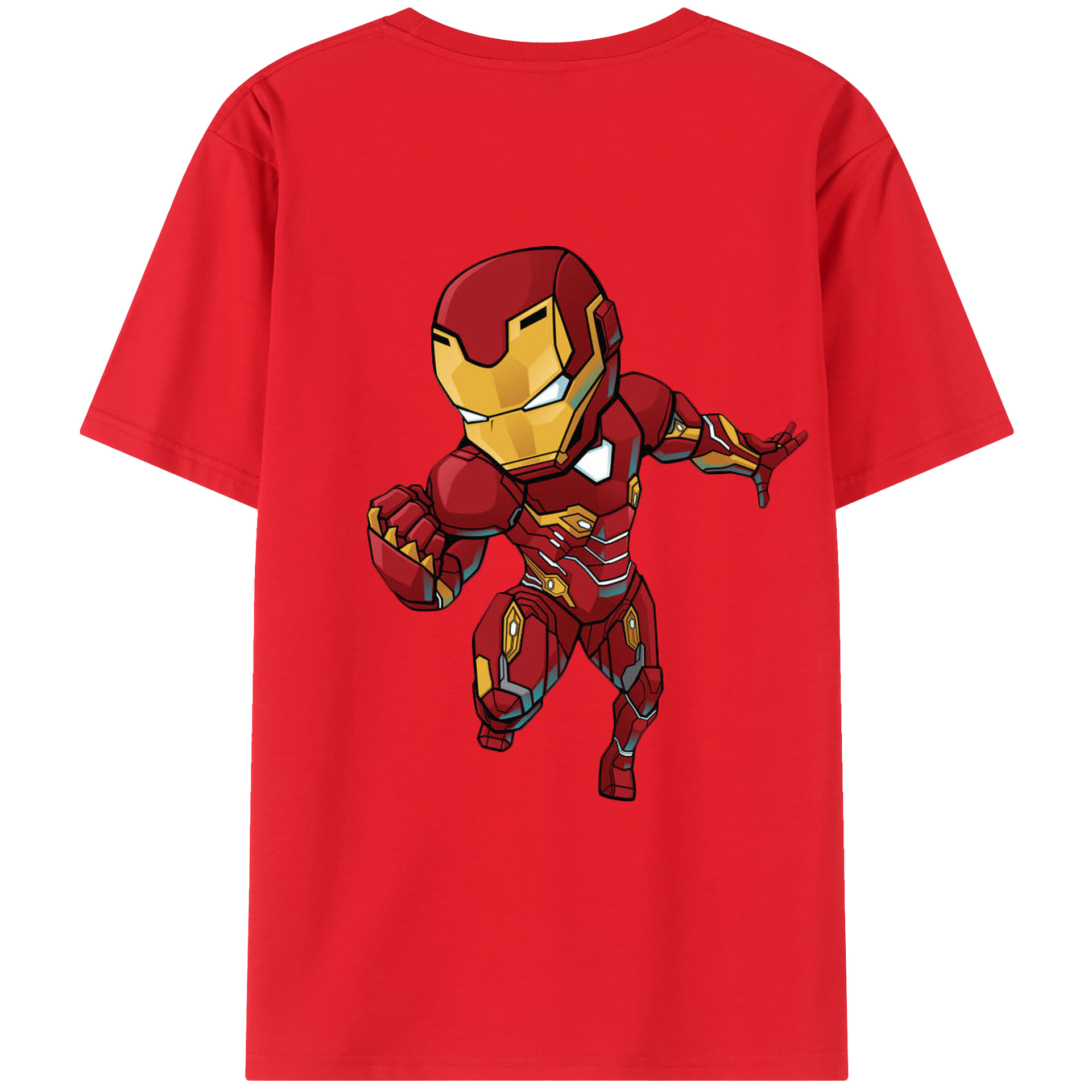 （画像用） アベンジャーズ The Avengers 綿100％半袖Tシャツ（背面プリント）