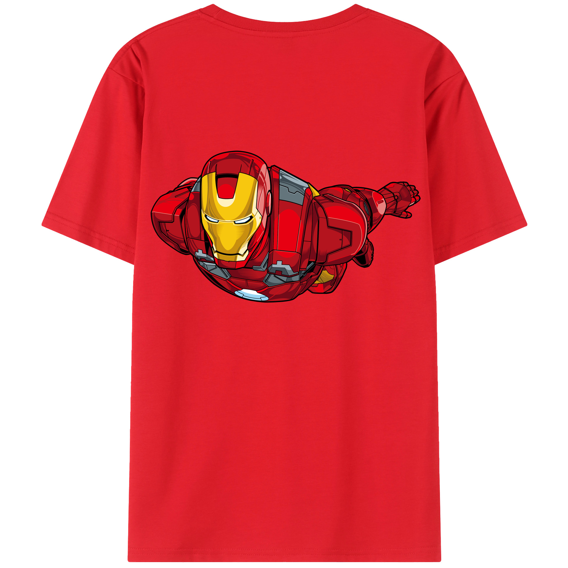 （画像用） アベンジャーズ The Avengers 綿100％半袖Tシャツ（背面プリント）