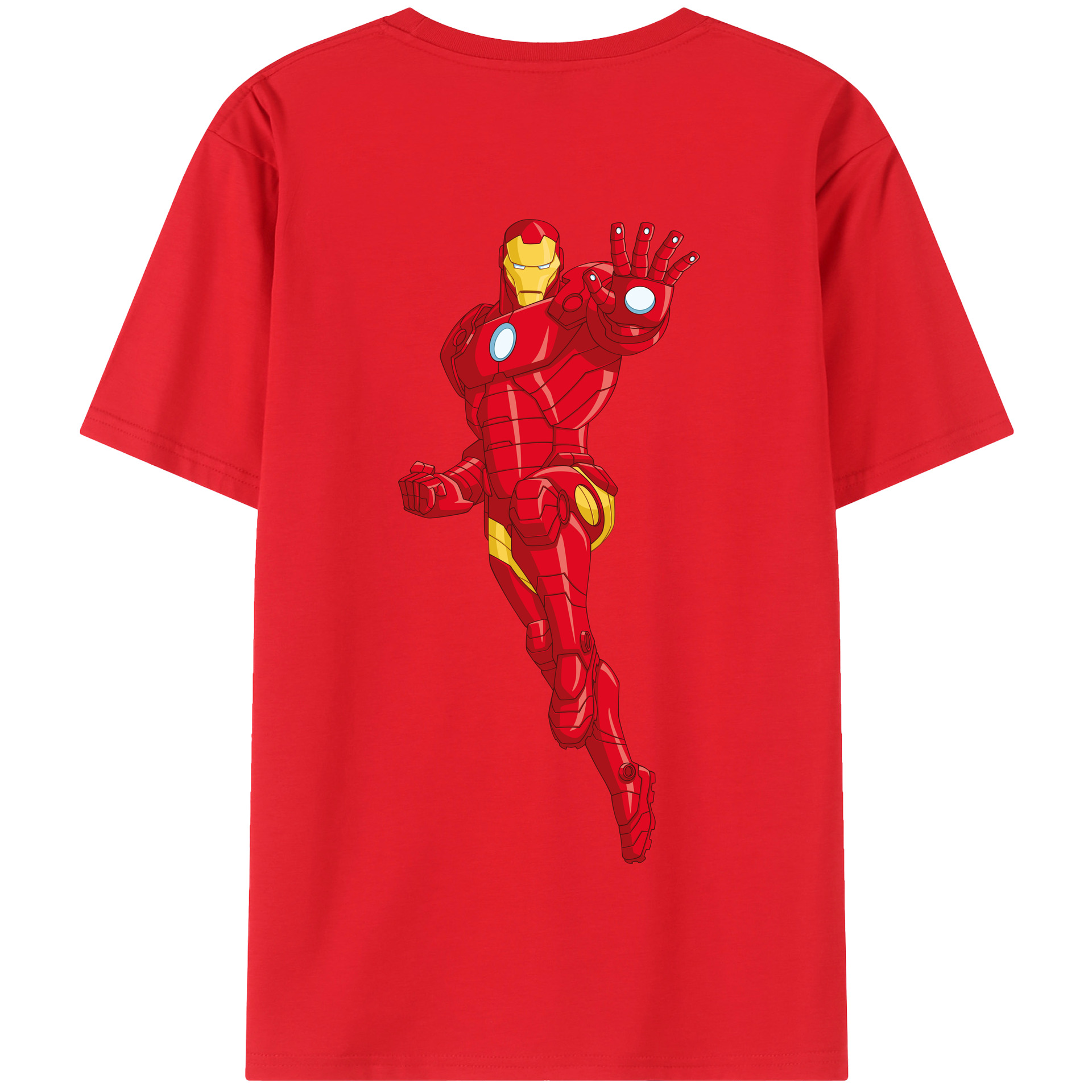 （画像用） アベンジャーズ The Avengers 綿100％半袖Tシャツ（背面プリント）
