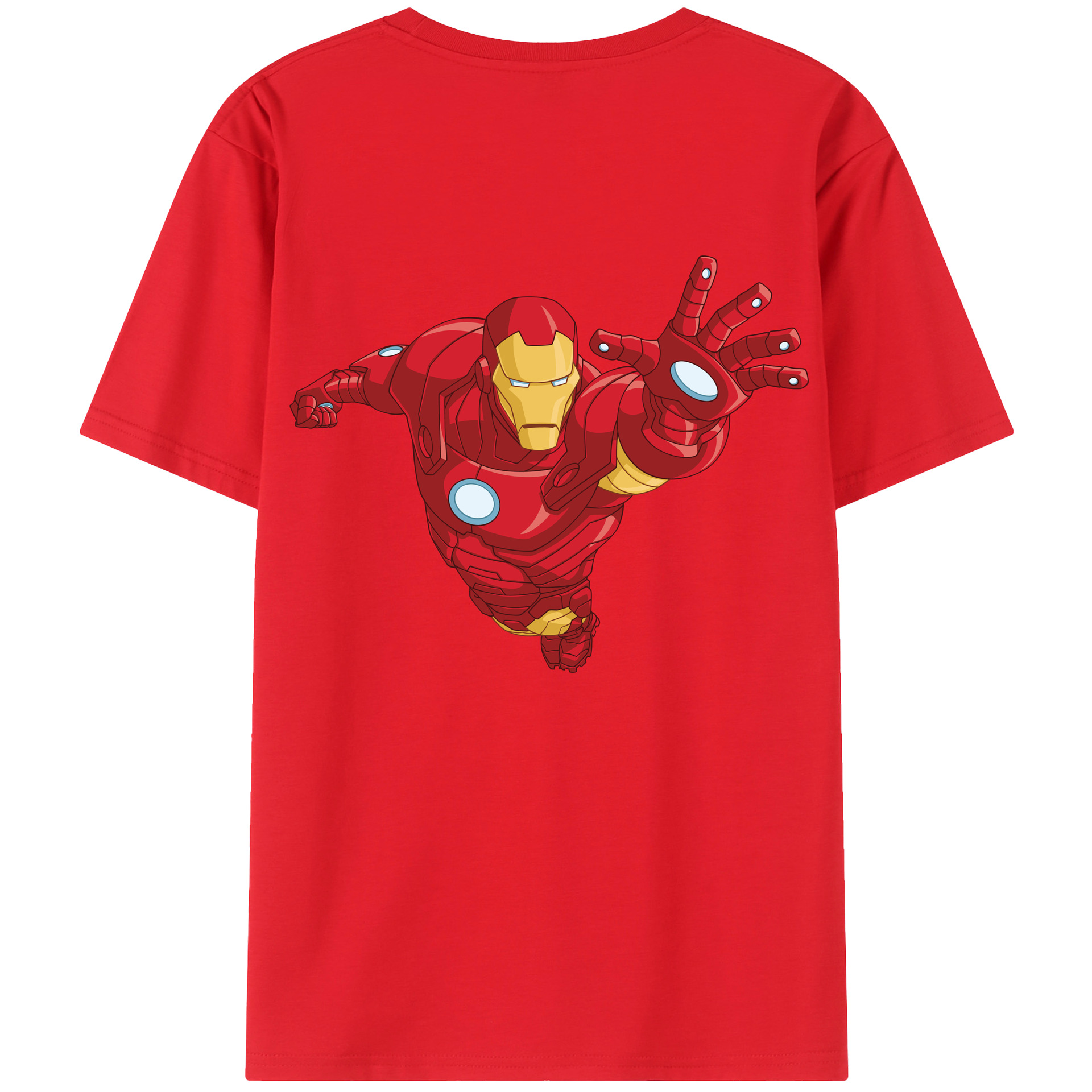 （画像用） アベンジャーズ The Avengers 綿100％半袖Tシャツ（背面プリント）