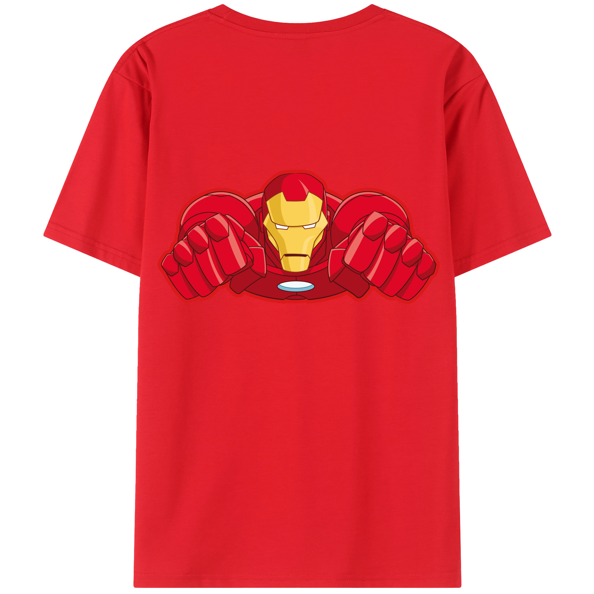 （画像用） アベンジャーズ The Avengers 綿100％半袖Tシャツ（背面プリント）