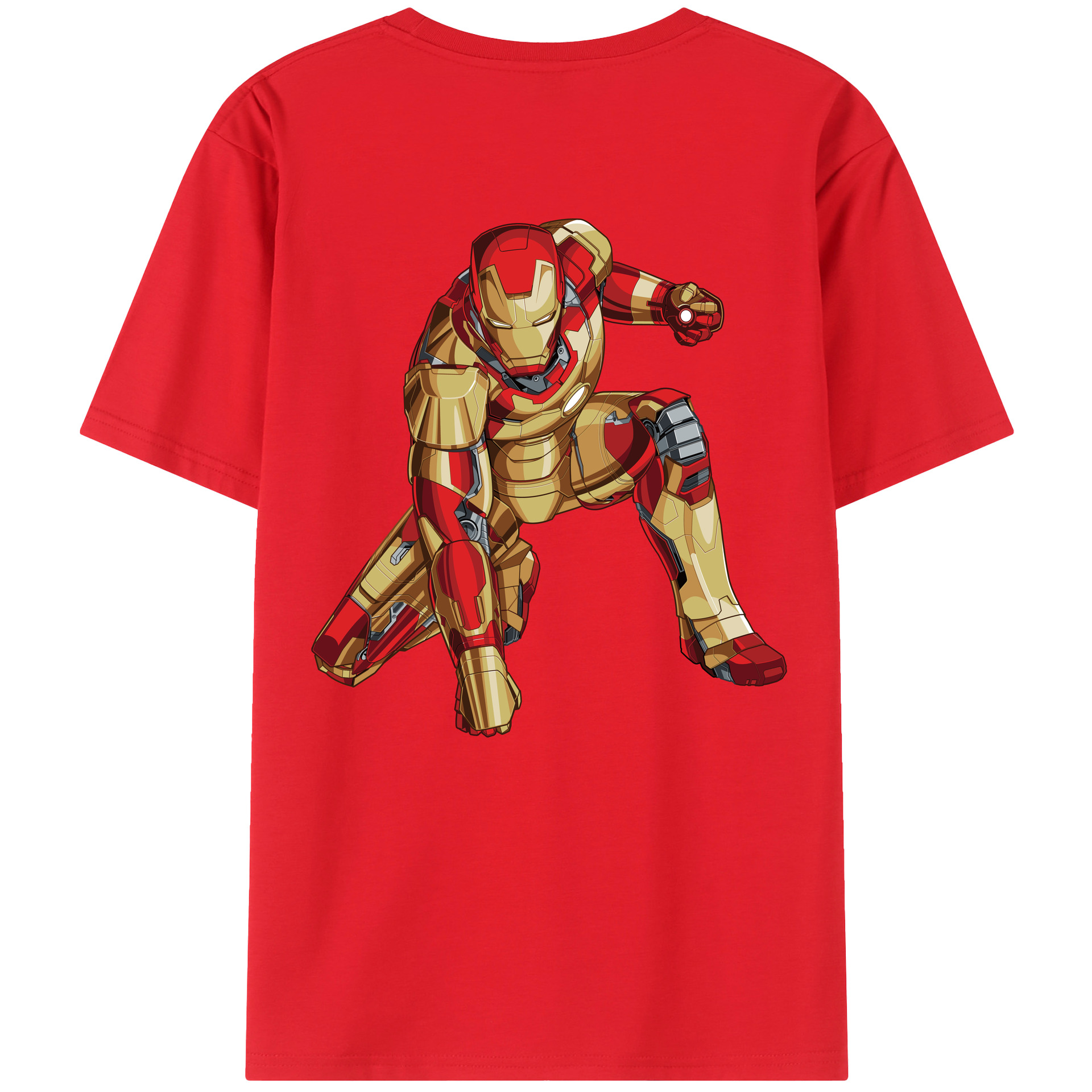 （画像用） アベンジャーズ The Avengers 綿100％半袖Tシャツ（背面プリント）