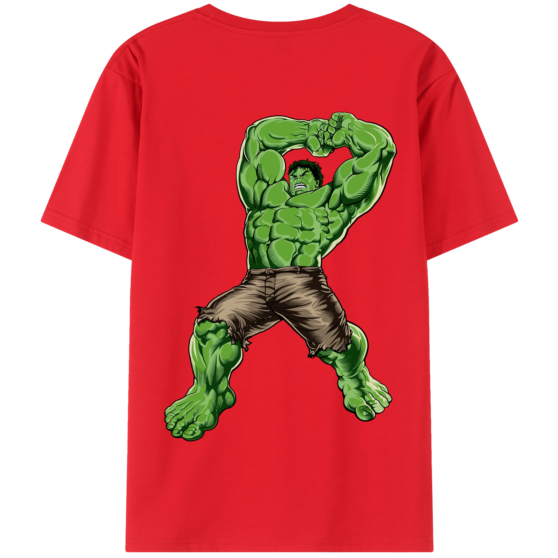 （画像用） アベンジャーズ The Avengers 綿100％半袖Tシャツ（背面プリント）