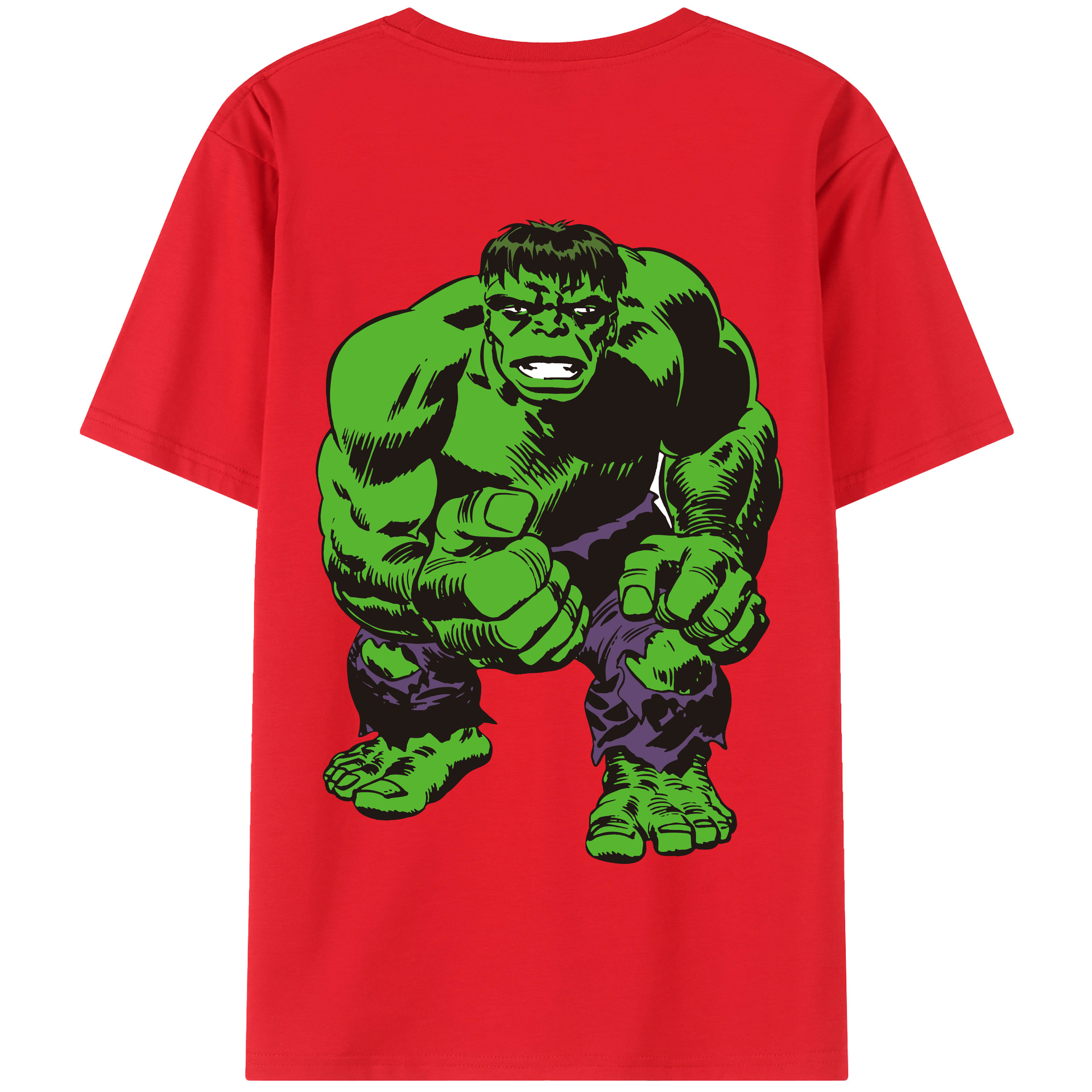 （画像用） アベンジャーズ The Avengers 綿100％半袖Tシャツ（背面プリント）