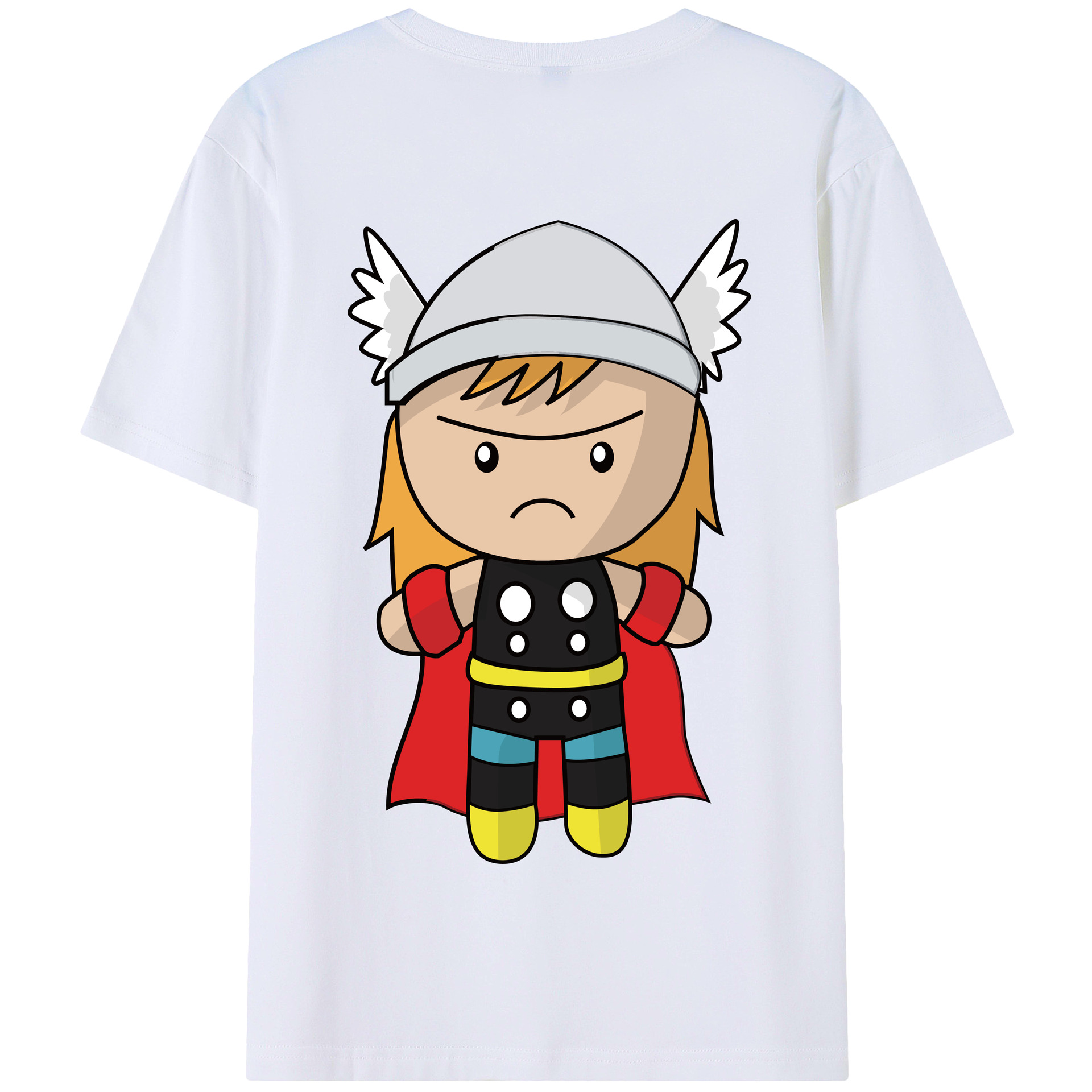 （画像用） アベンジャーズ The Avengers 綿100％半袖Tシャツ（背面プリント）