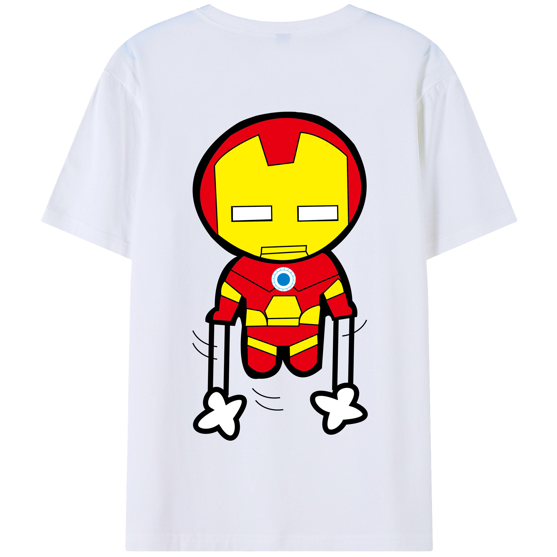 （画像用） アベンジャーズ The Avengers 綿100％半袖Tシャツ（背面プリント）