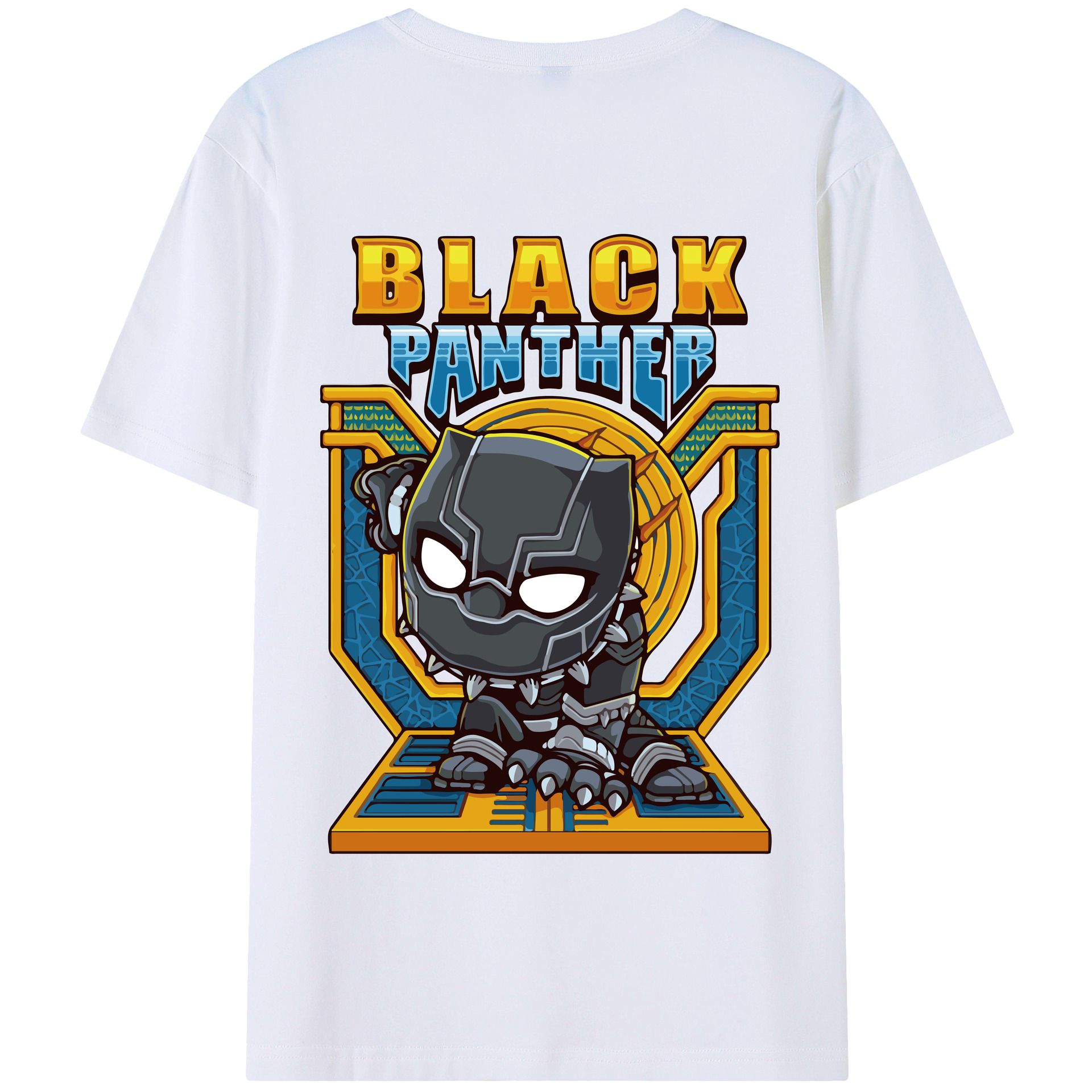 （画像用） アベンジャーズ The Avengers 綿100％半袖Tシャツ（背面プリント）