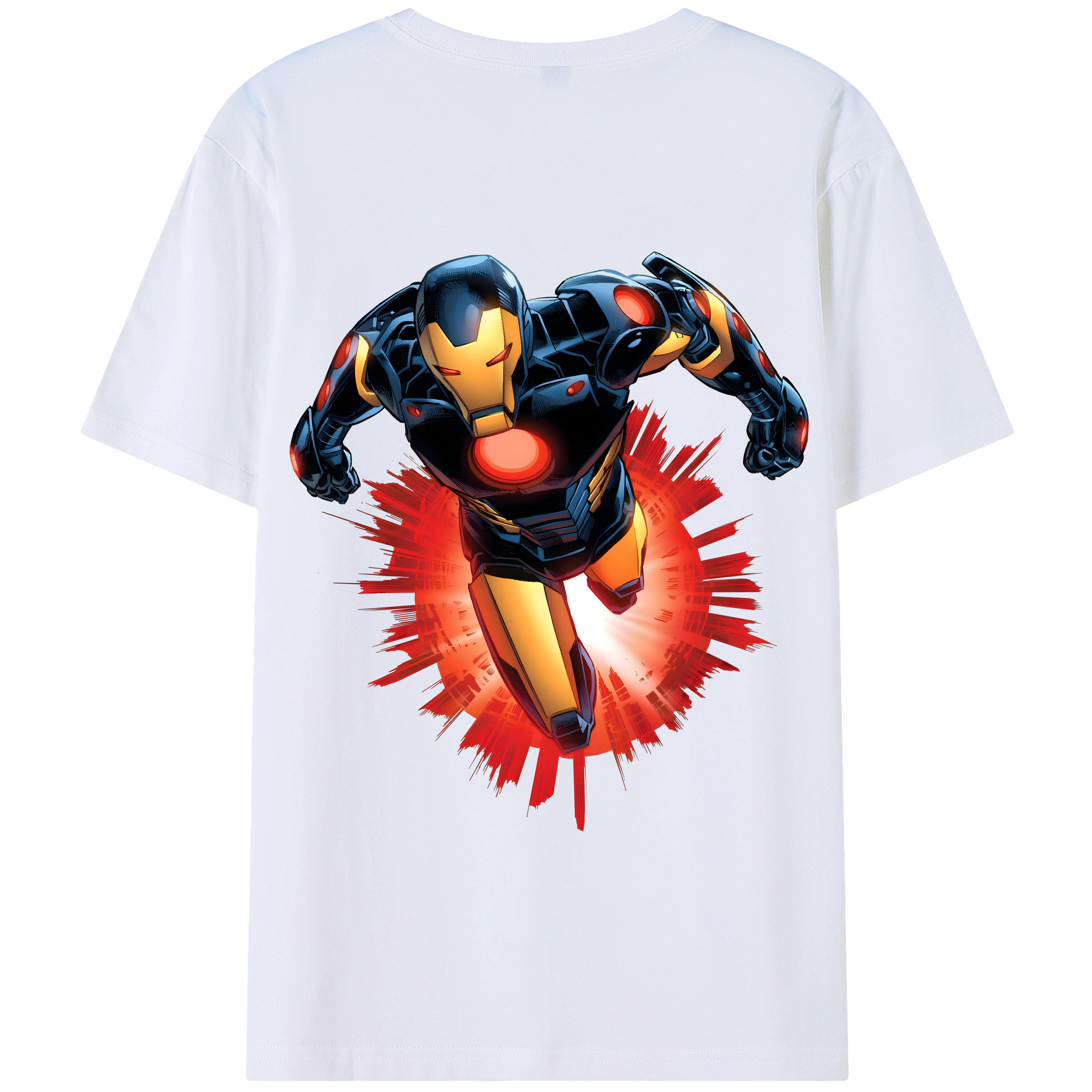 （画像用） アベンジャーズ The Avengers 綿100％半袖Tシャツ（背面プリント）